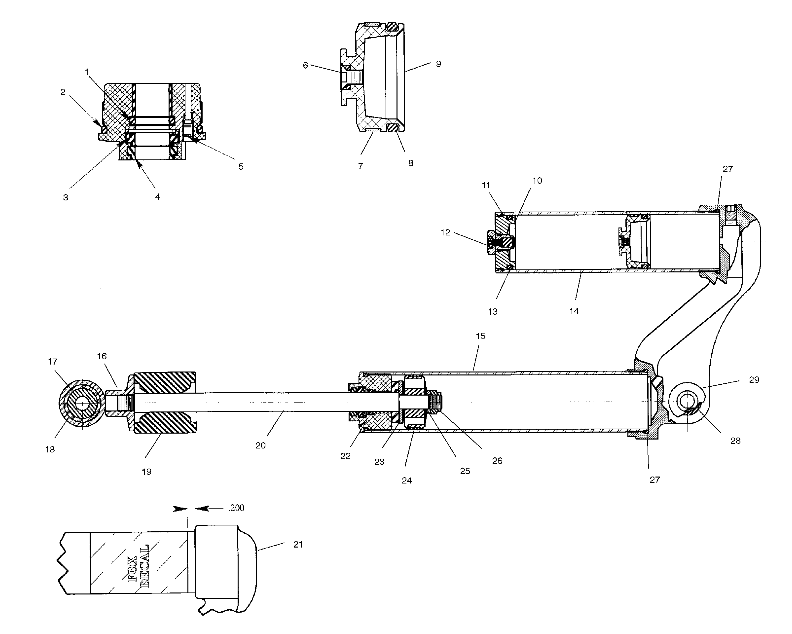 Part Number : 1500266 URETHANE U-CUP