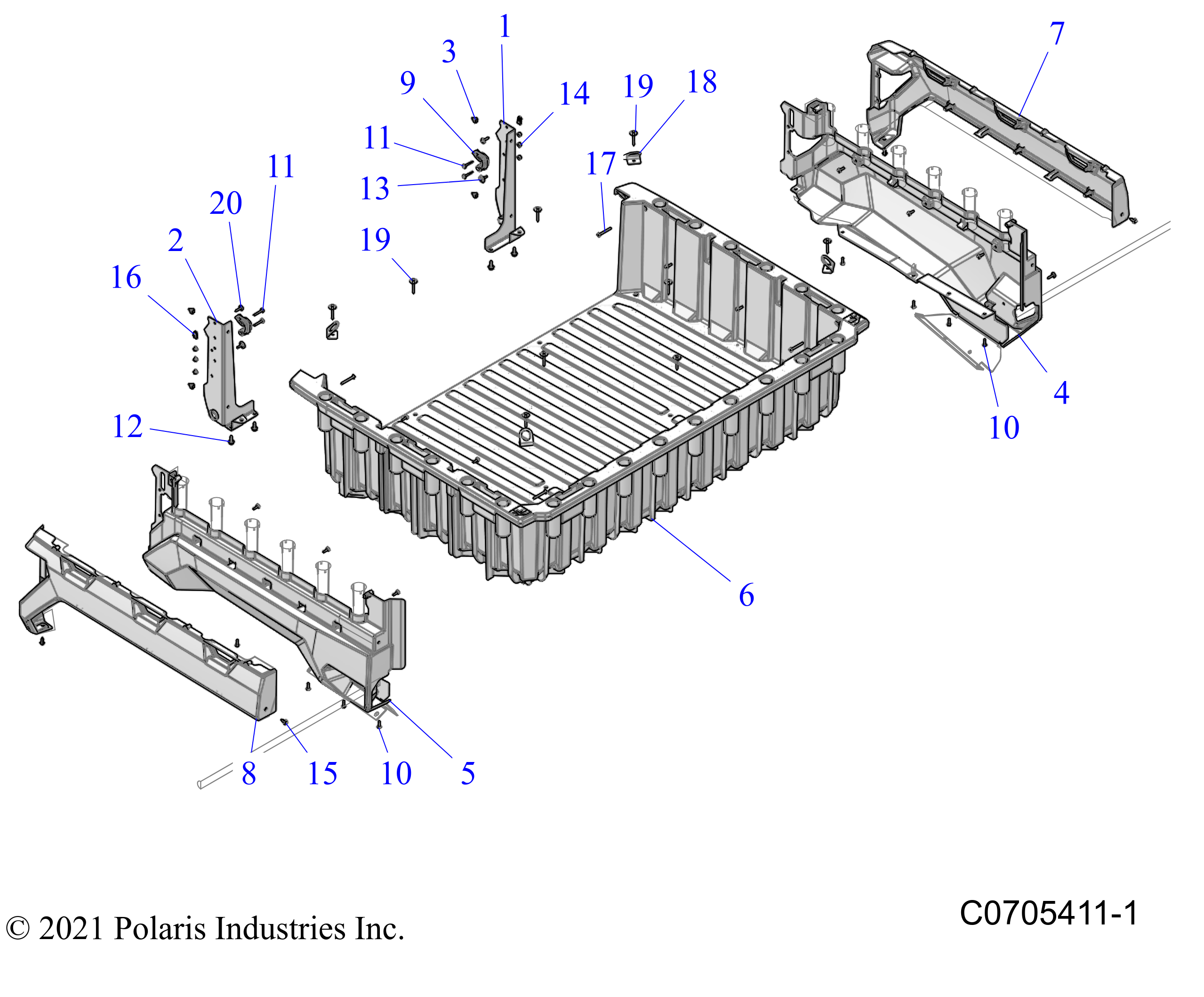 Part Number : 5454107-587 LE TRIM PANEL RHT POL PURS CAM