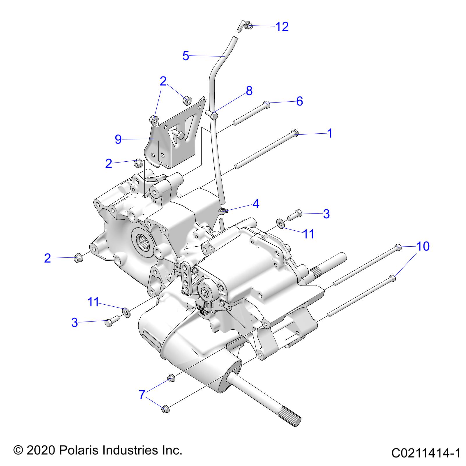 Foto diagrama Polaris que contem a peça 7547180