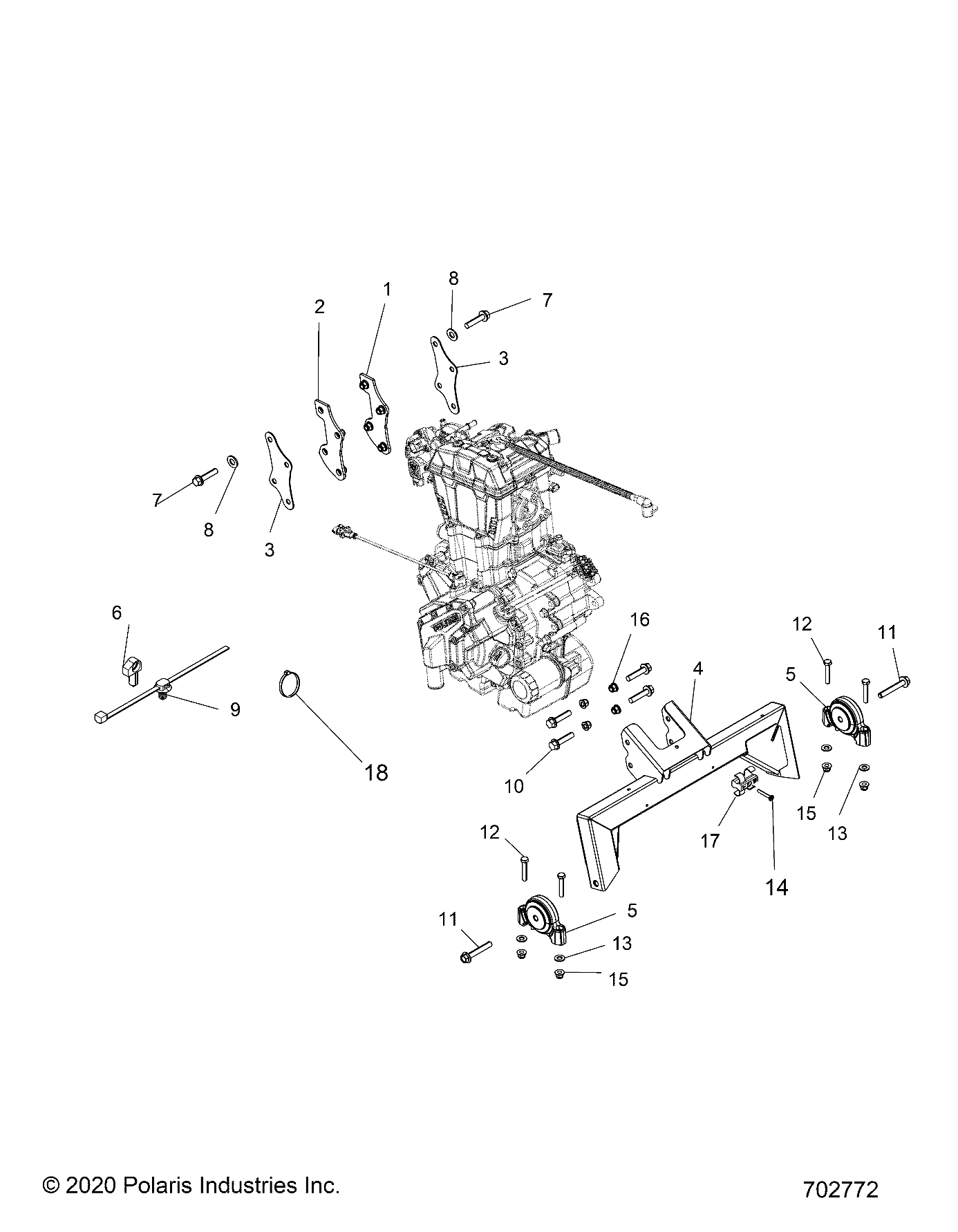 Part Number : 2207381 LONG BLOCK KIT  570