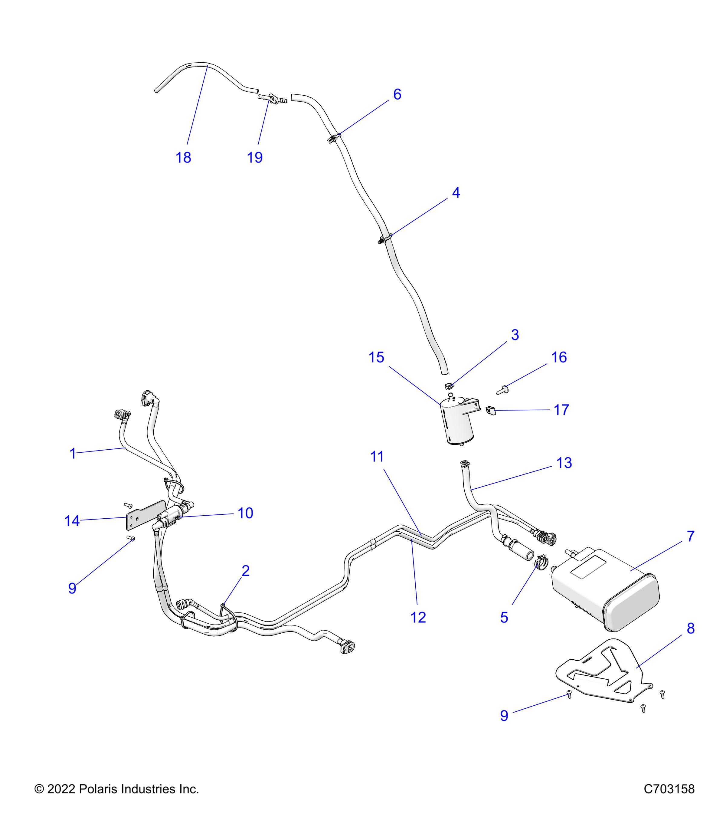 Part Number : 2522297 ASM-LINE CANISTER TO PURGE
