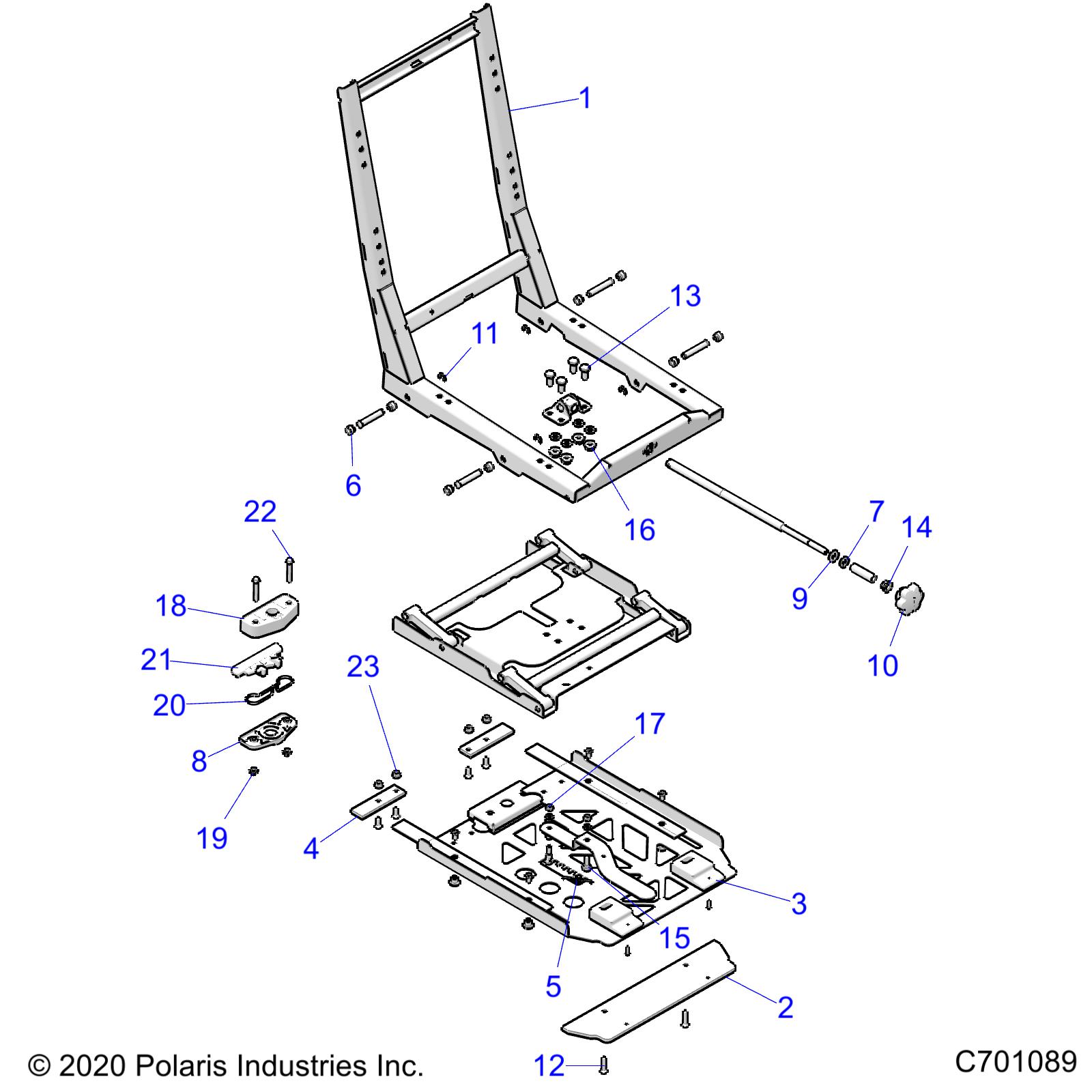 Part Number : 7082653 SPRING-LATCH SEAT