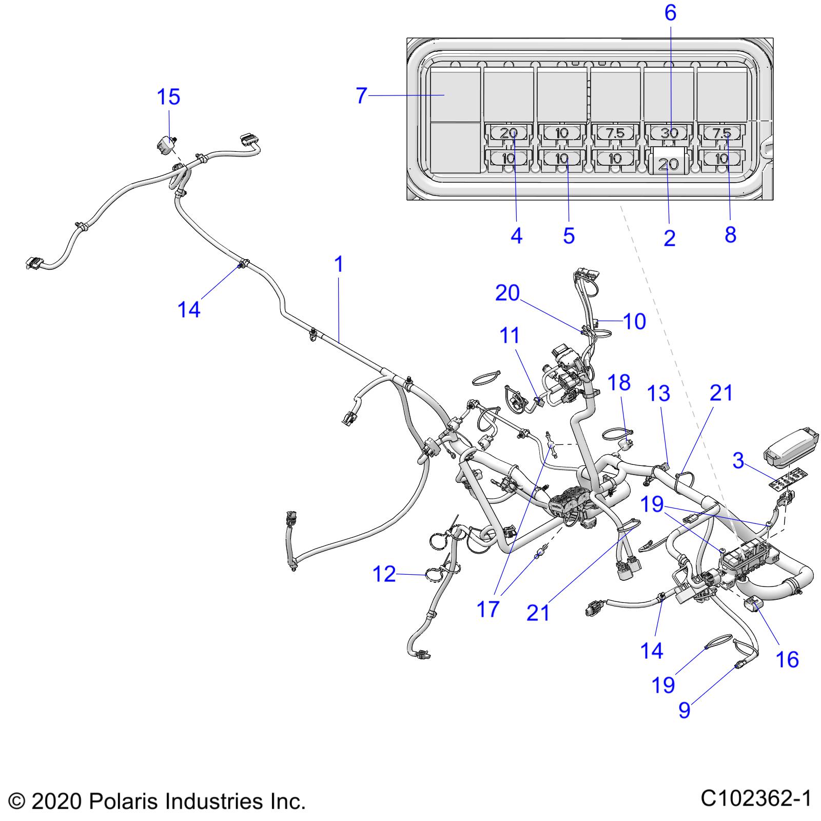 Part Number : 2415691 HARN-MAIN SPXP ETC