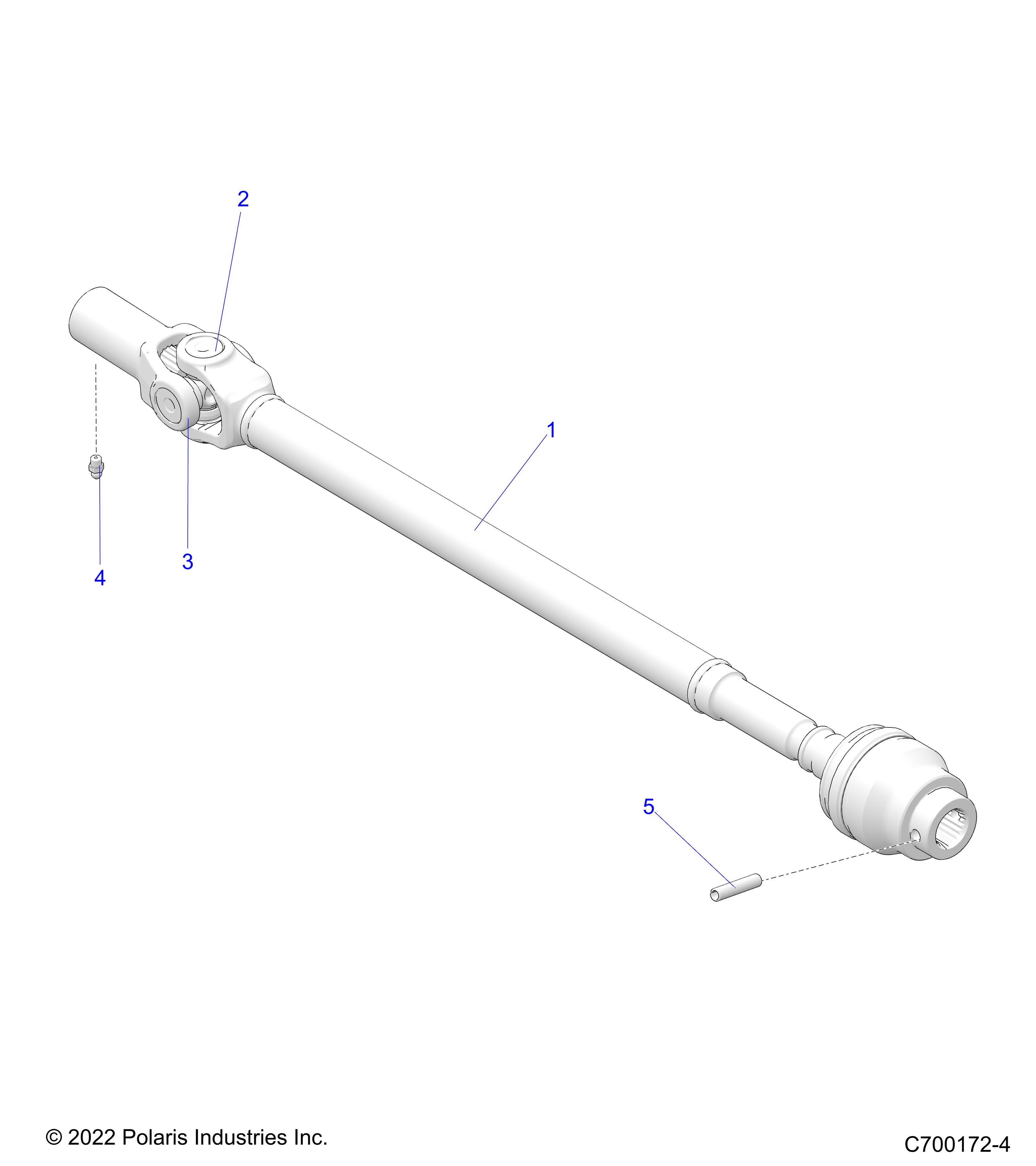 Part Number : 2207198 CROSS AND BEARING KIT  NONGREA