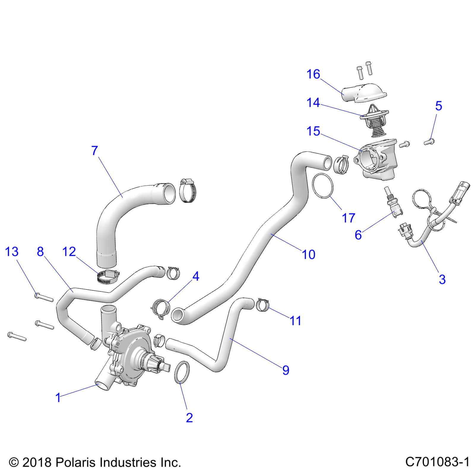 Part Number : 5139853 HOUSING-THERMOSTAT MACH