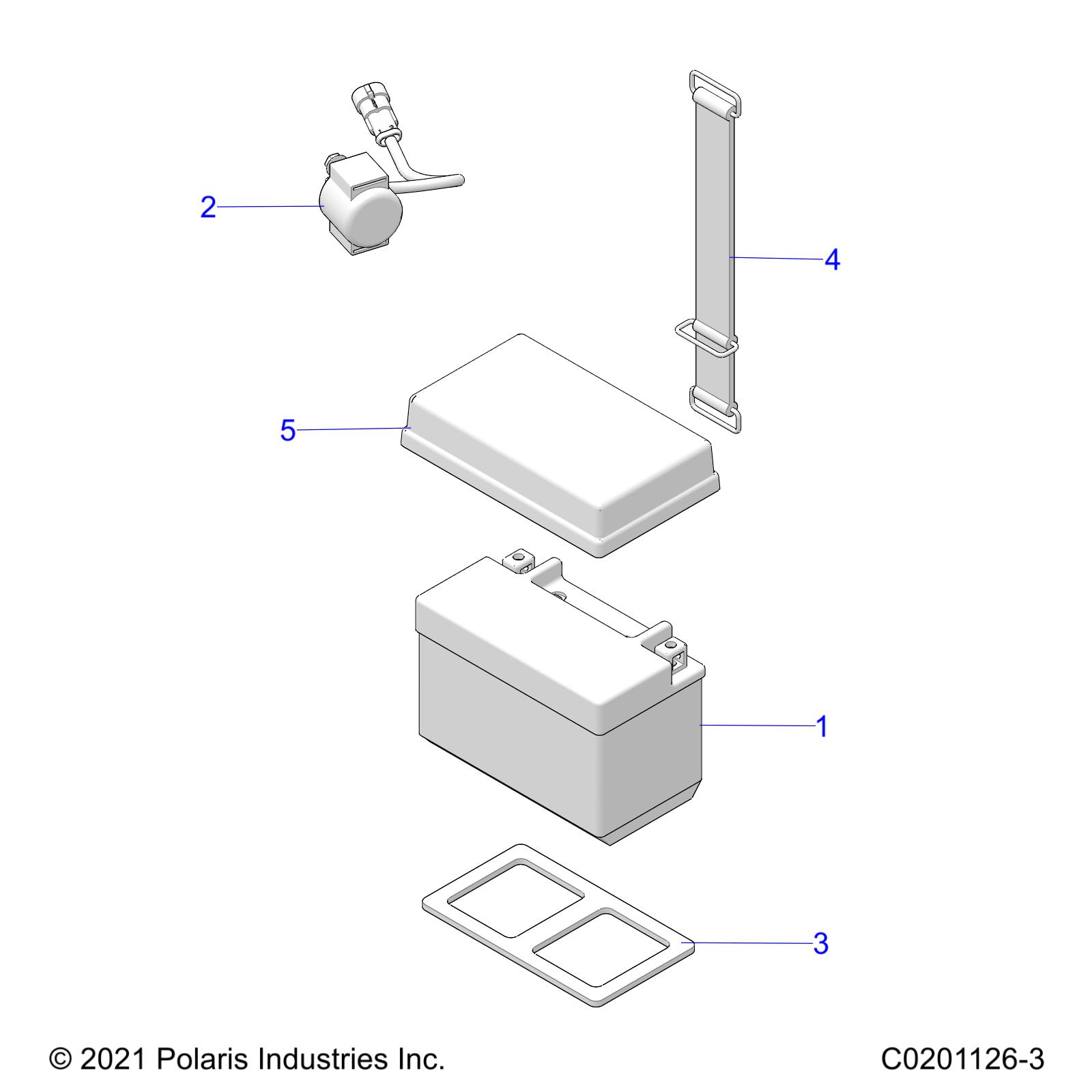 Part Number : 5416090 BATTERY HOLD DOWN STRAP