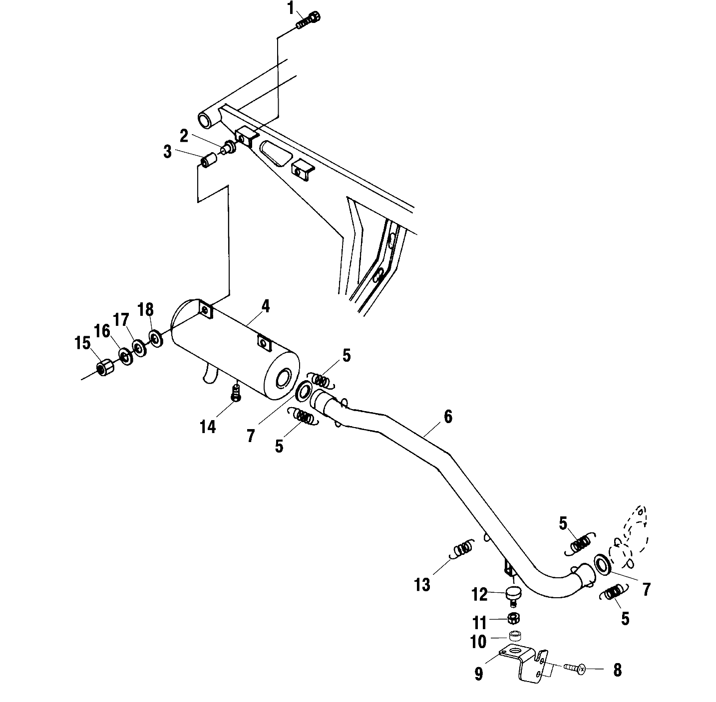 Part Number : 5242344 BRKT-EXHAUST SUPPORT PLTD