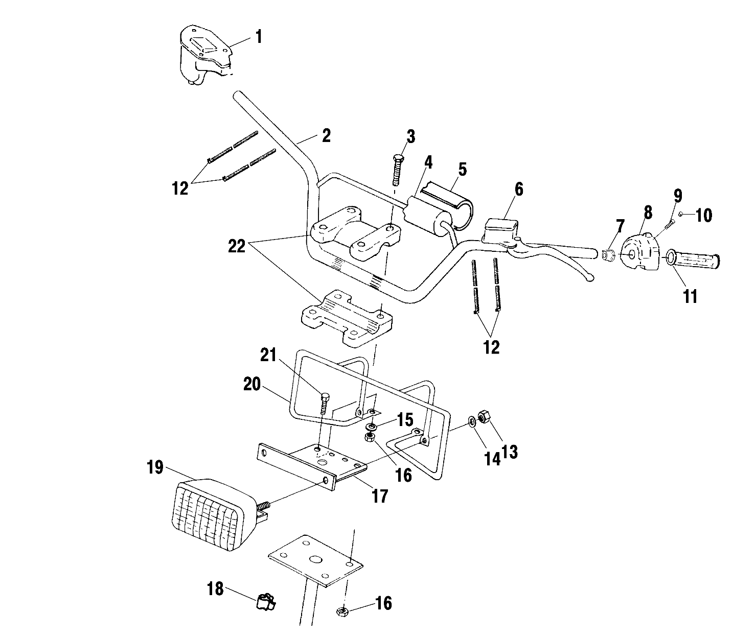 HANDLEBAR/HEADLIGHT