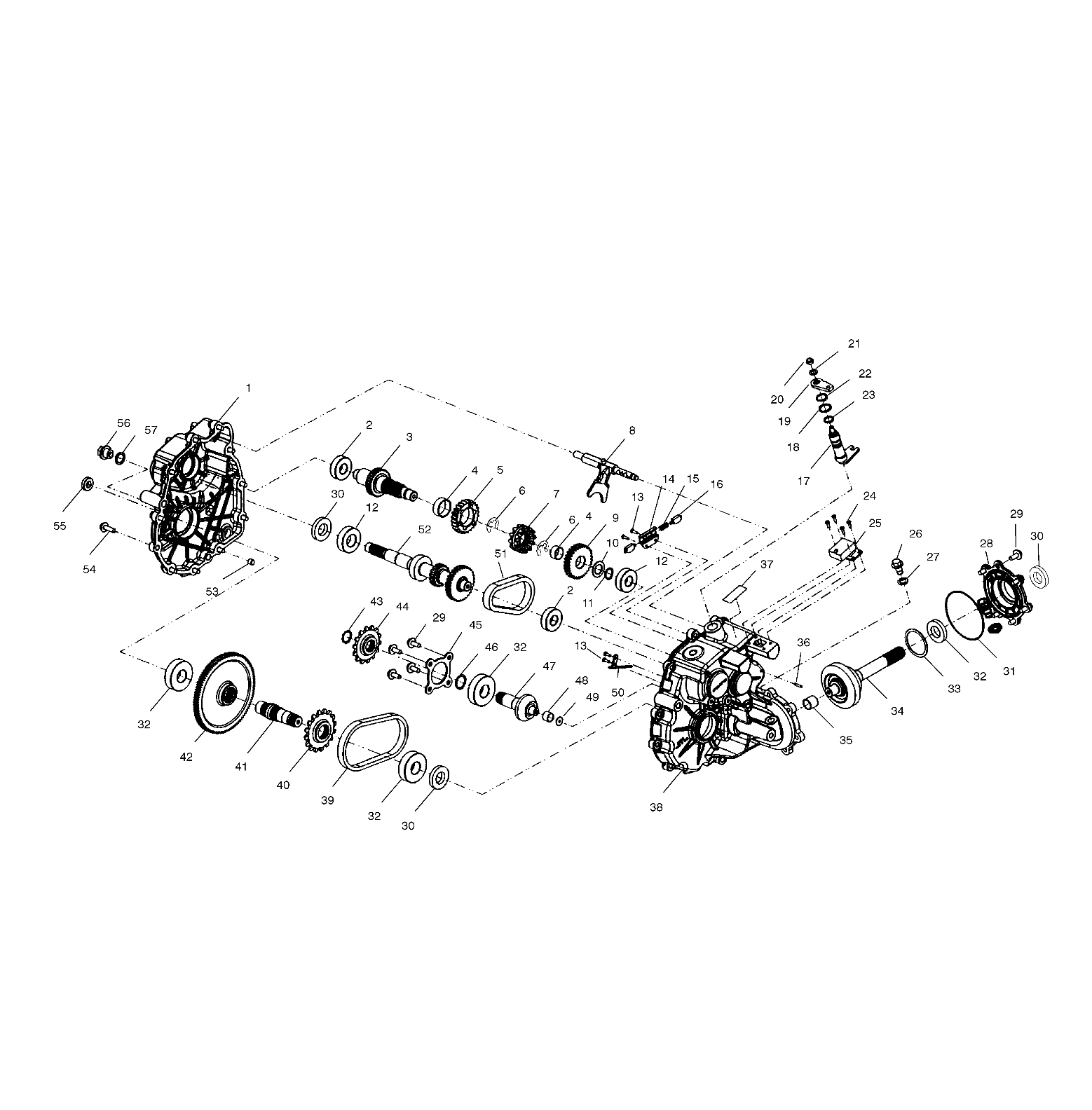 Foto diagrama Polaris que contem a peça 3233798