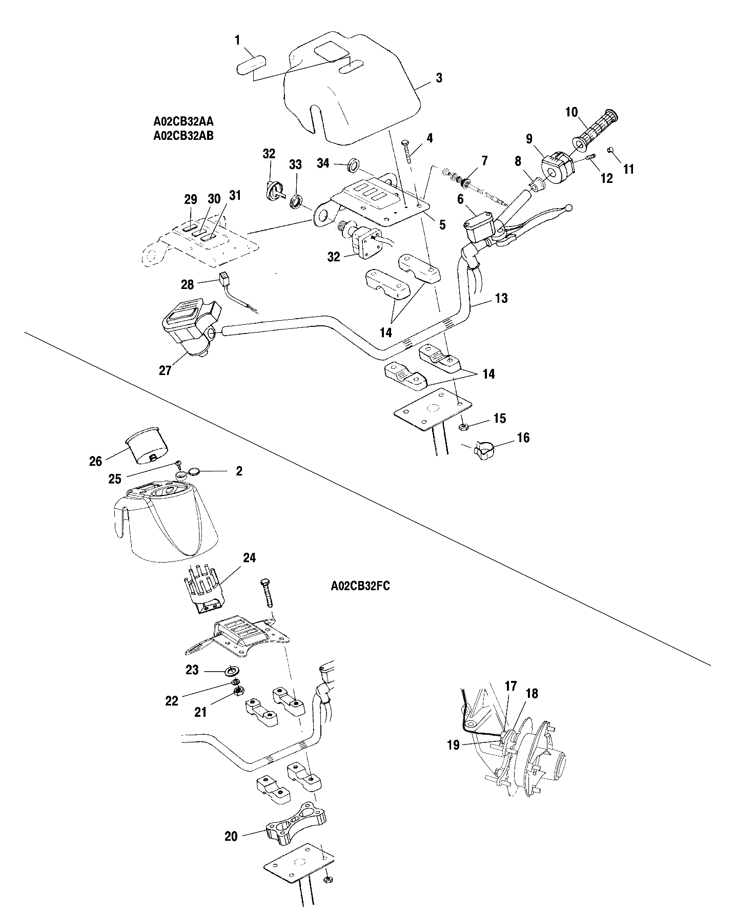 Foto diagrama Polaris que contem a peça 3280201