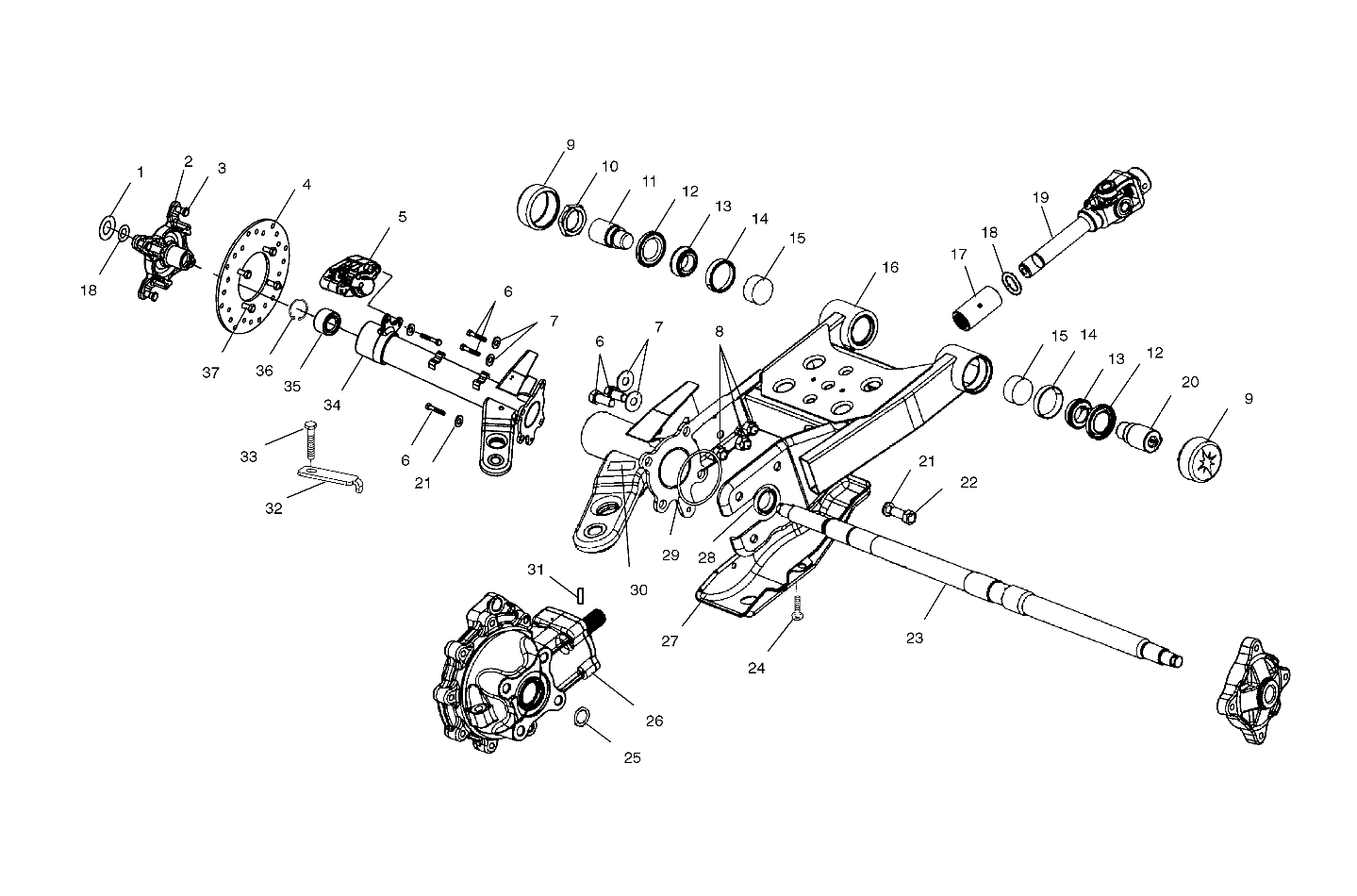 Foto diagrama Polaris que contem a peça 5132683