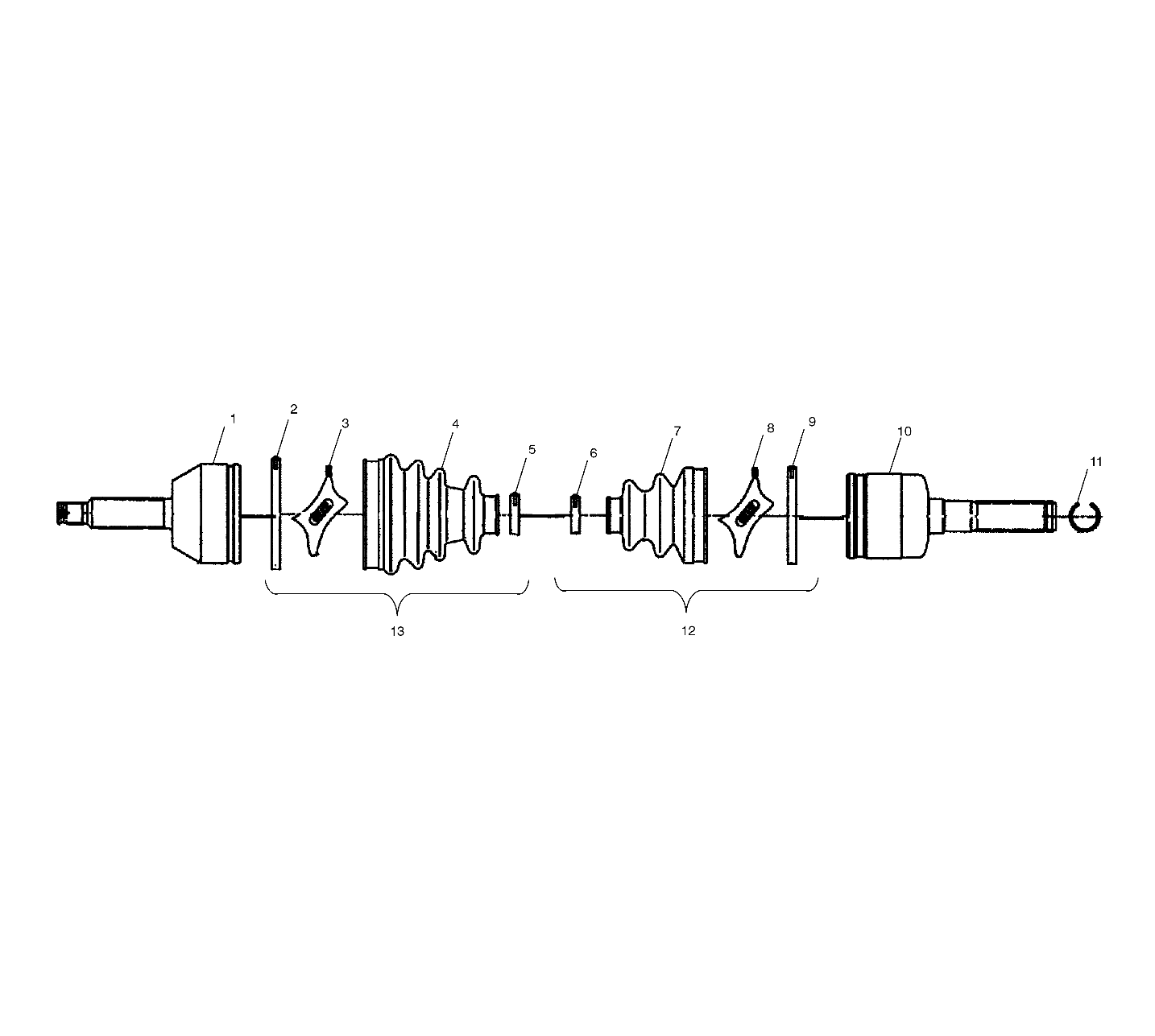 Foto diagrama Polaris que contem a peça 1380148