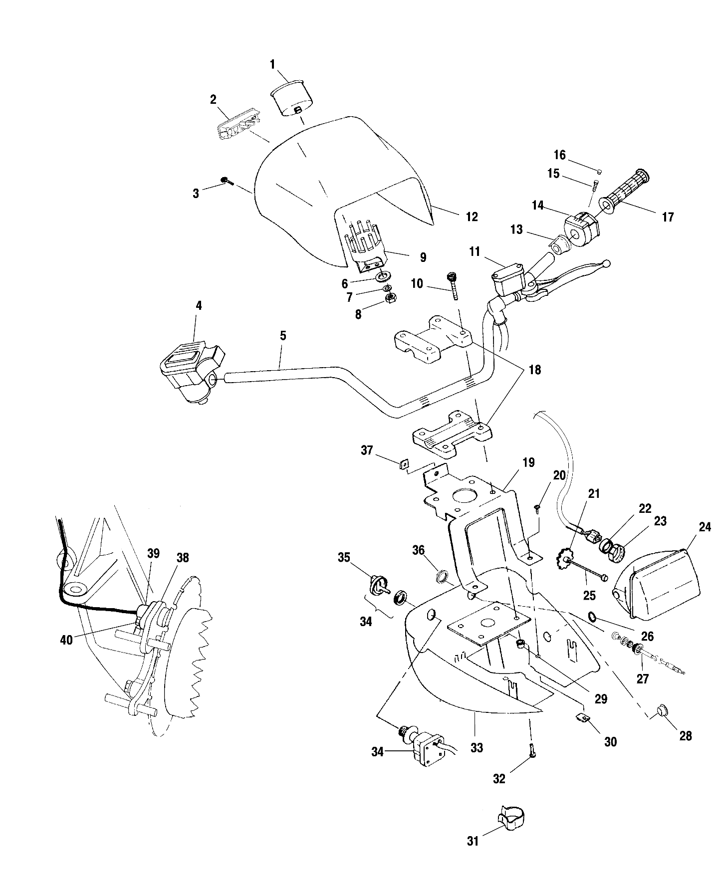 Foto diagrama Polaris que contem a peça 5433763-317