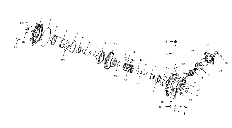 Foto diagrama Polaris que contem a peça 3233952
