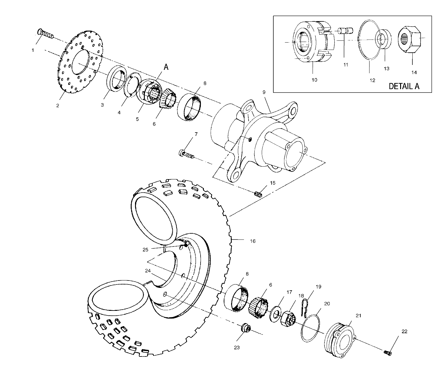 Foto diagrama Polaris que contem a peça 5410568