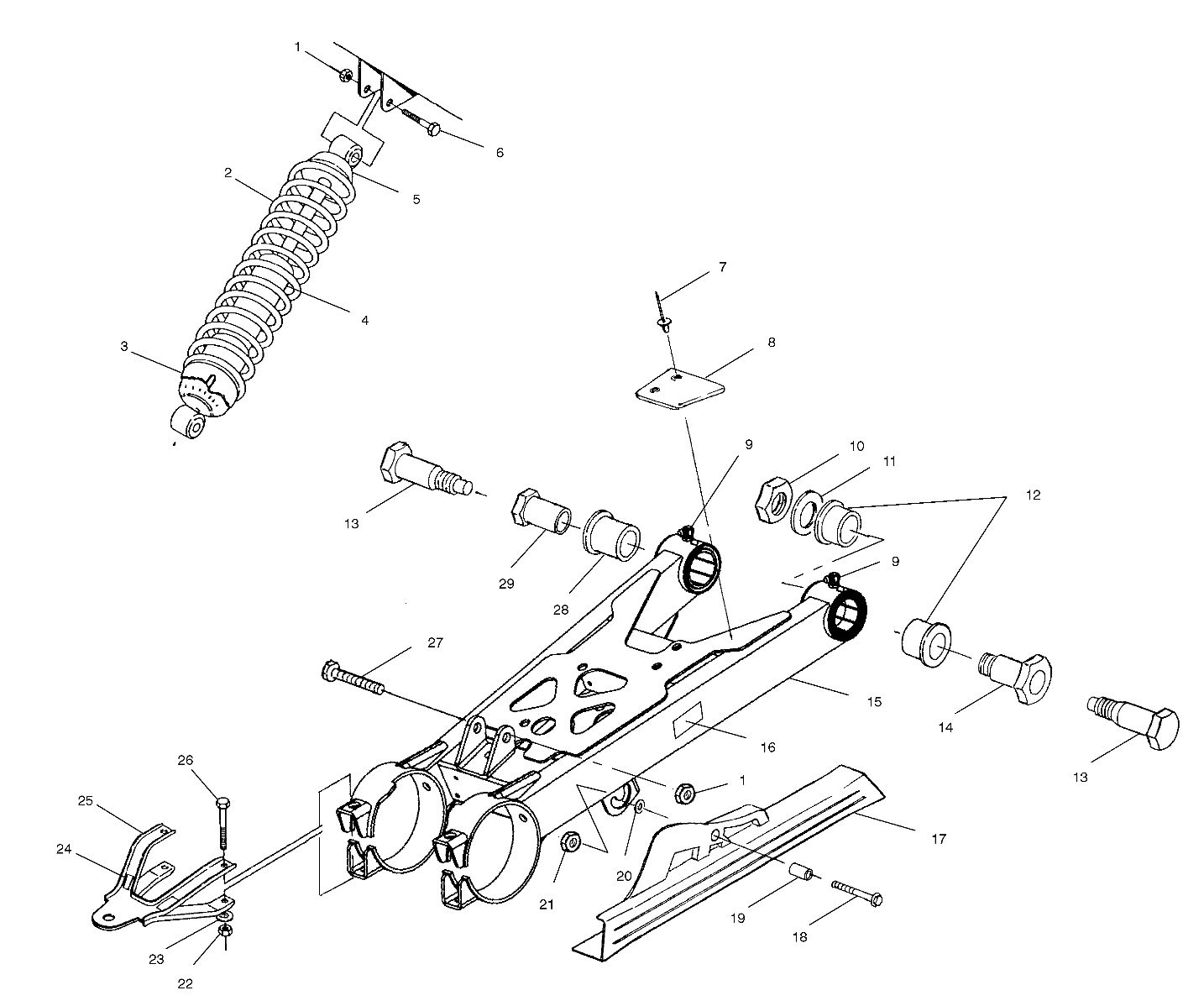 Foto diagrama Polaris que contem a peça 2873036
