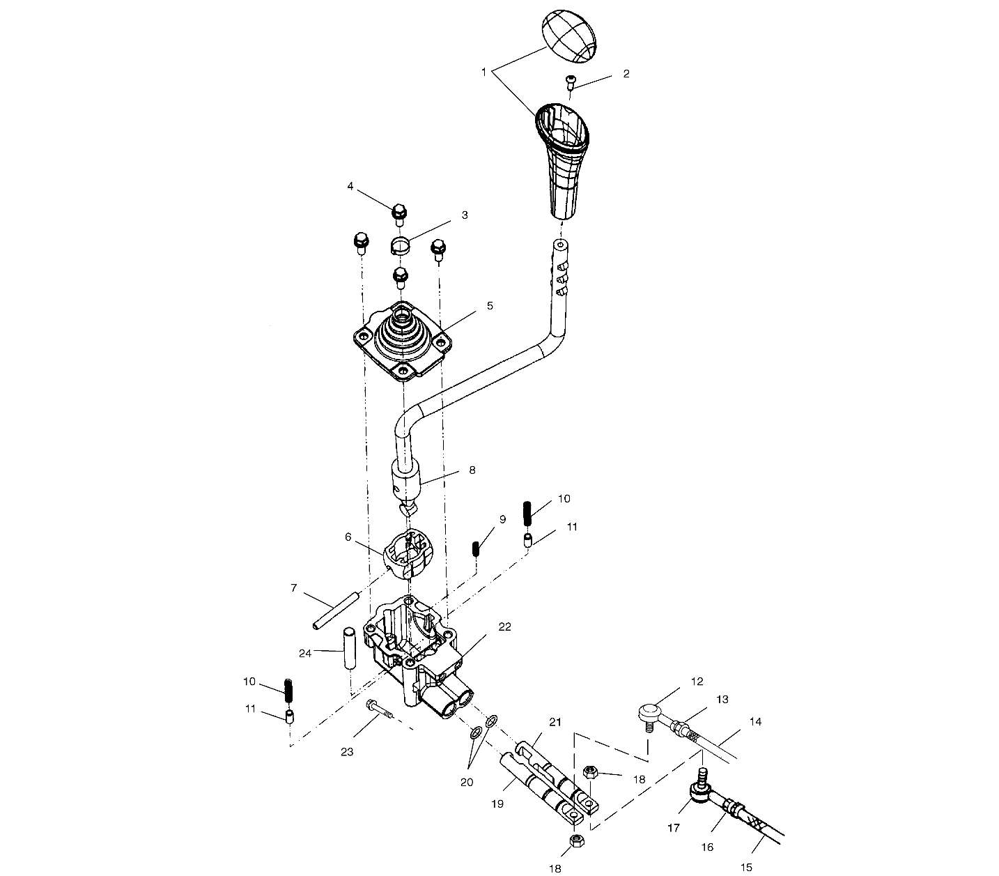 Foto diagrama Polaris que contem a peça 5020743