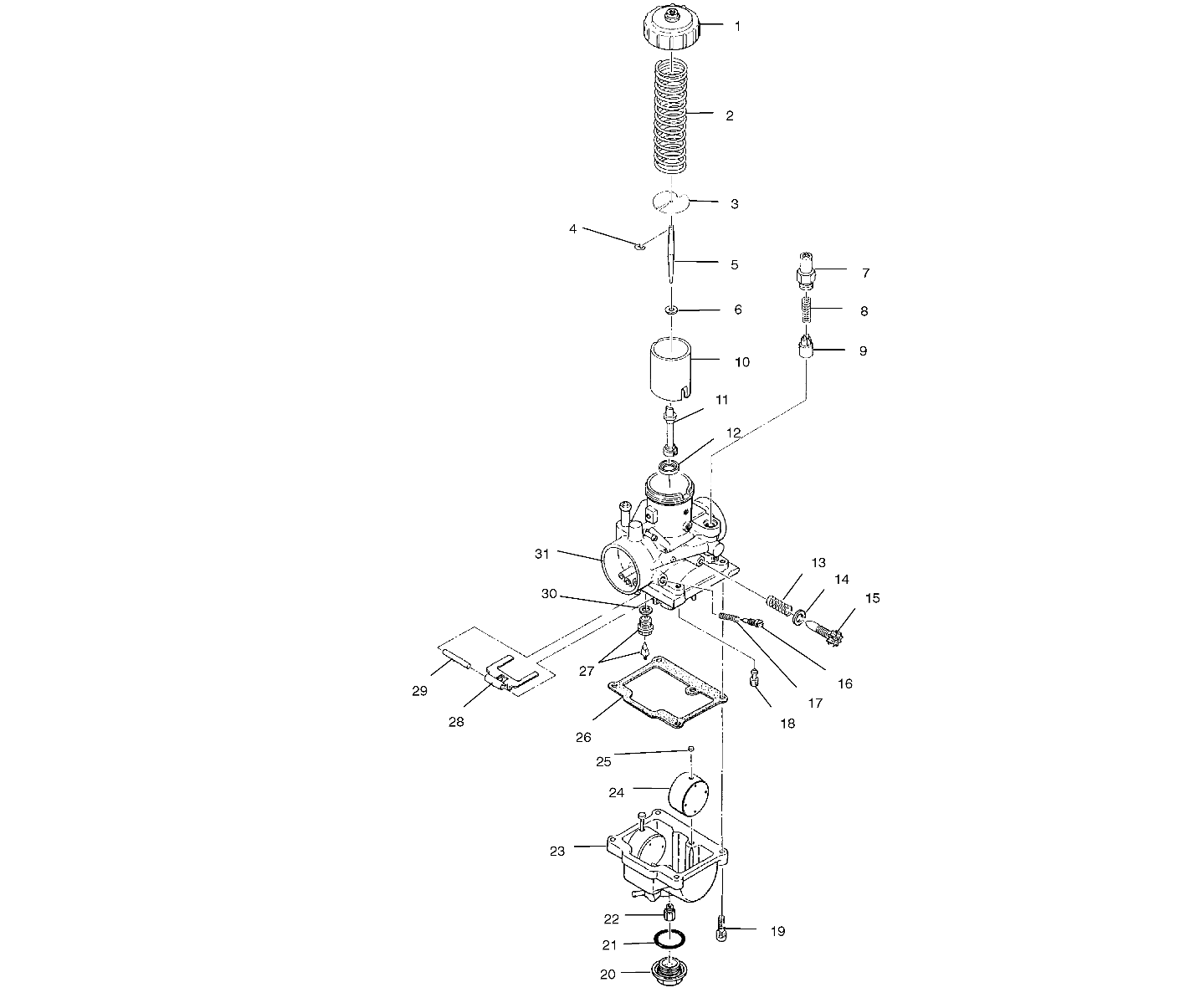 Foto diagrama Polaris que contem a peça 3130066
