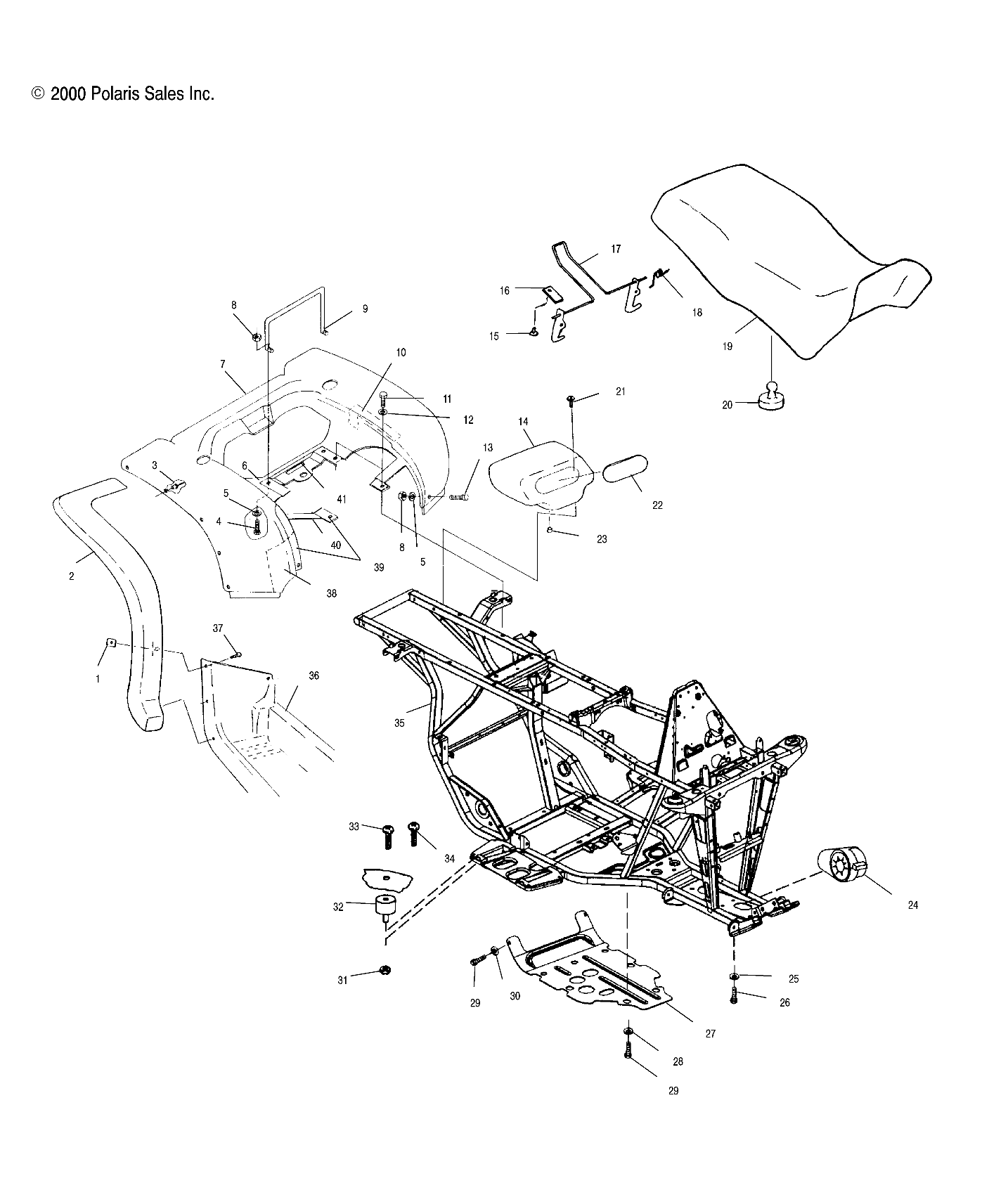 Part Number : 1013668-067 WELD-MAIN FRAME XPED BLK