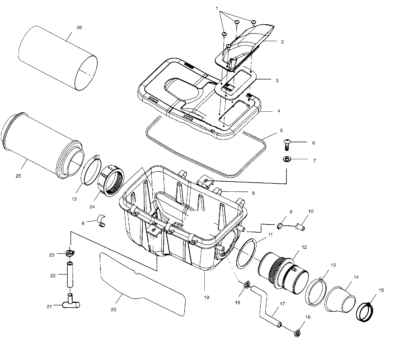 Foto diagrama Polaris que contem a peça 5243694