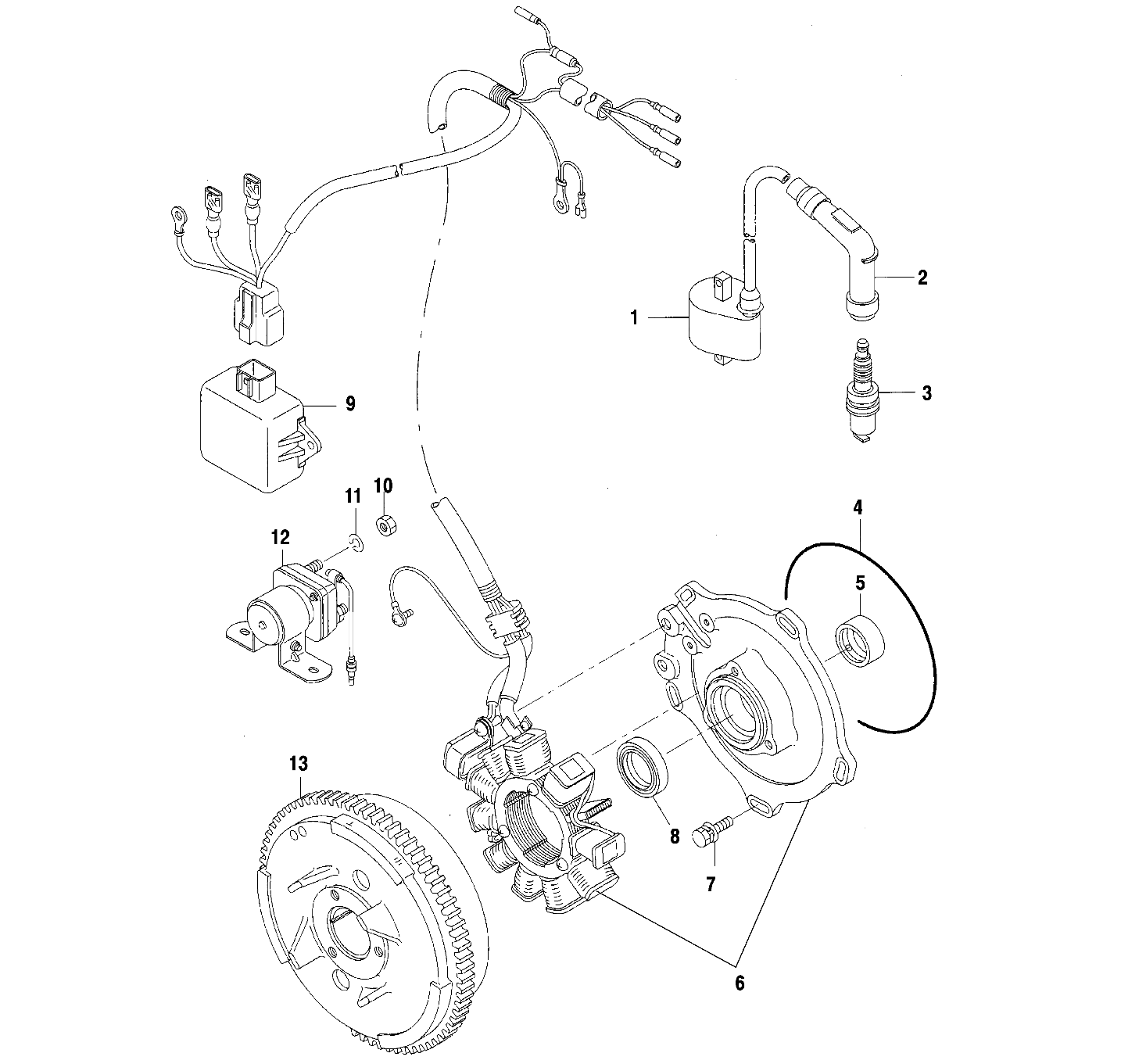 Foto diagrama Polaris que contem a peça 3086460