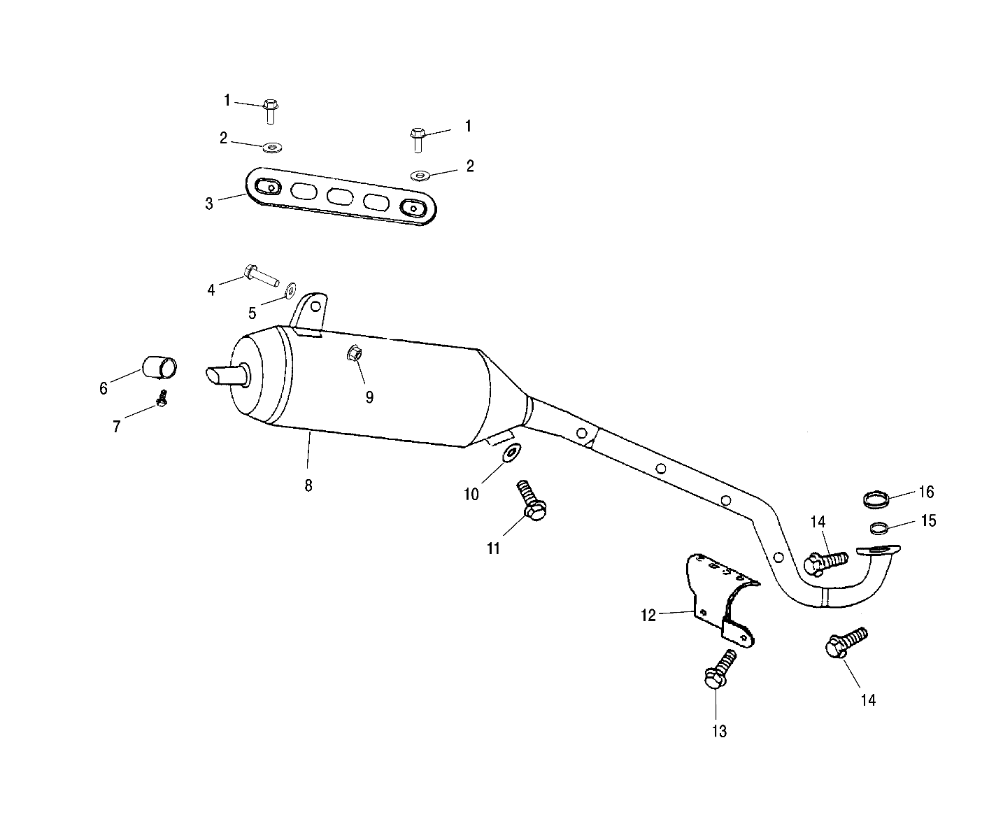 Part Number : 0450932 PLATE-EXHAUST