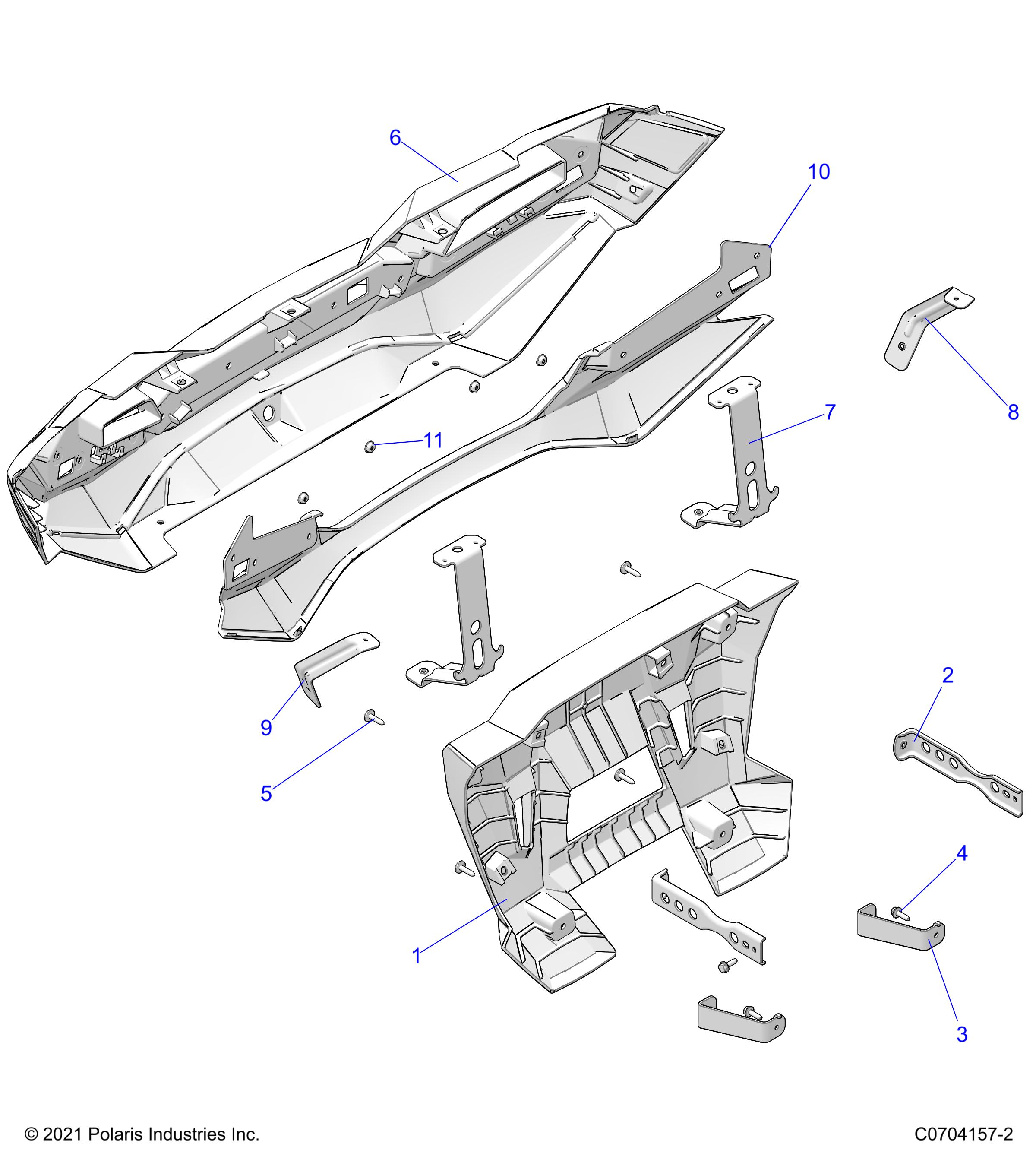 Part Number : 5454841-666 FASCIA ACCENT PANEL  REAR  BLA