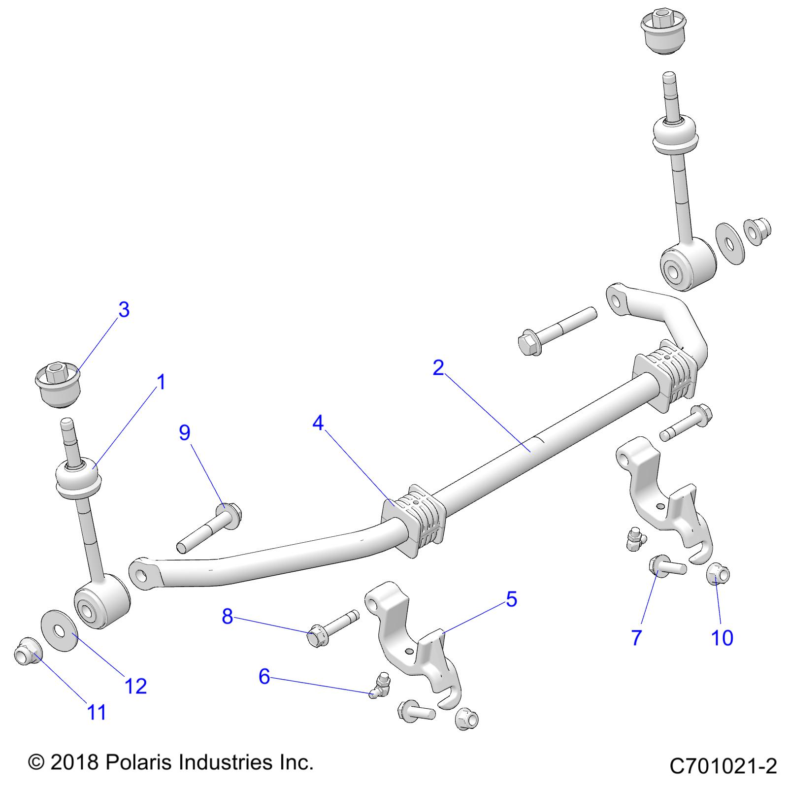 Part Number : 1543742 STABILIZER BAR LINK ASSEMBLY