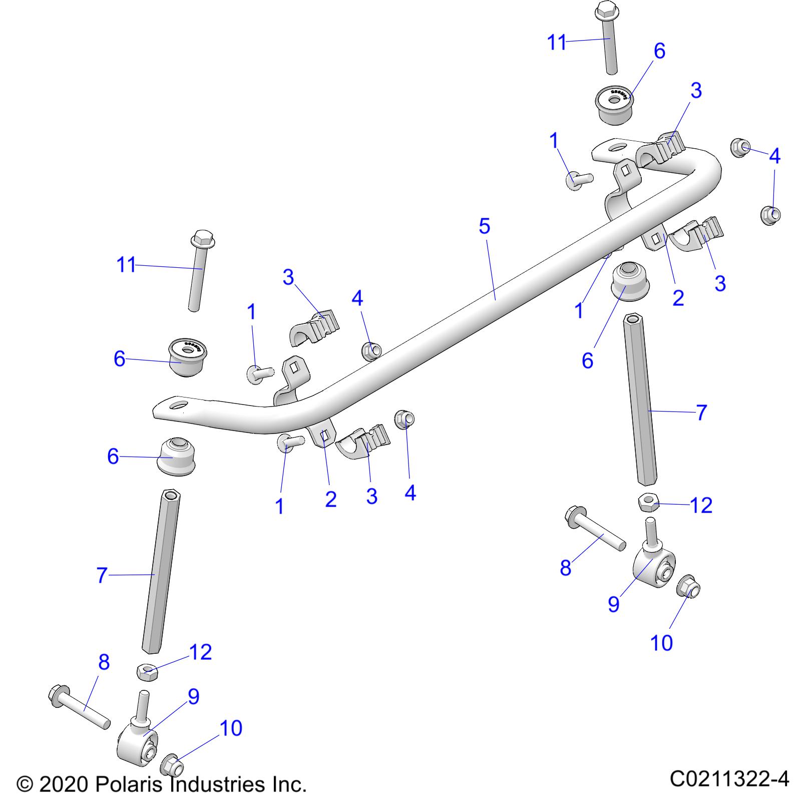 Part Number : 5138936 STABILIZER LINKAGE ROD