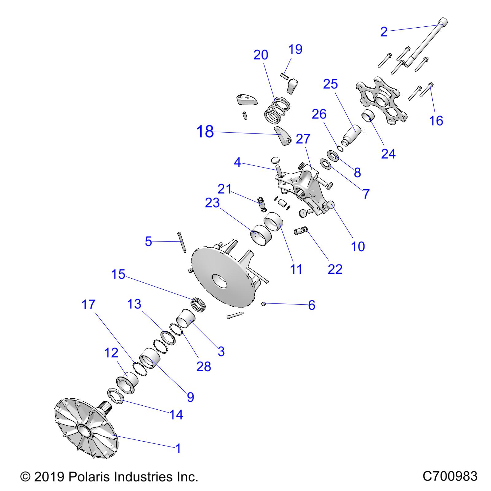 Part Number : 1323833 ASM-DRIVE CLUTCH BASIC P90X