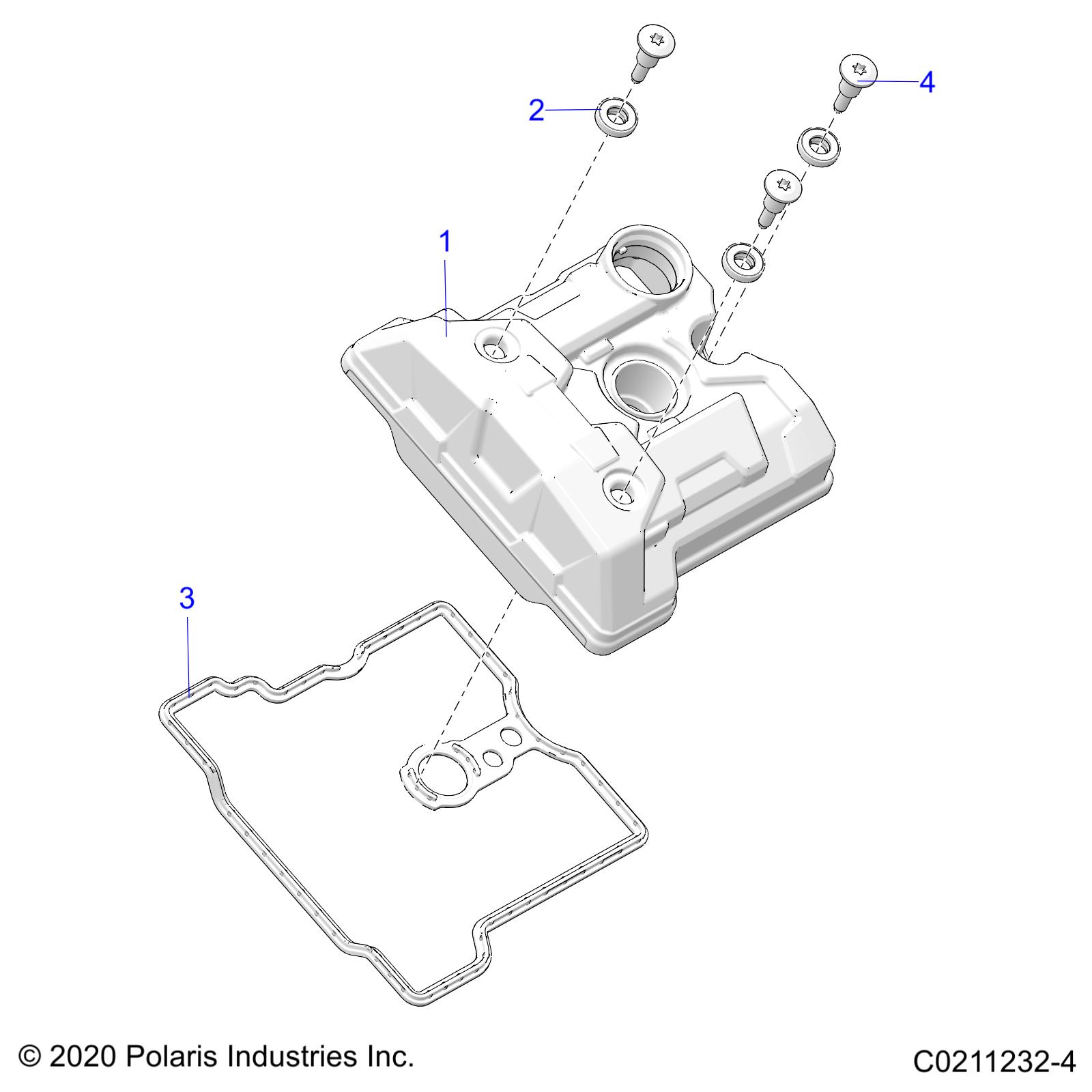 Foto diagrama Polaris que contem a peça 5413806