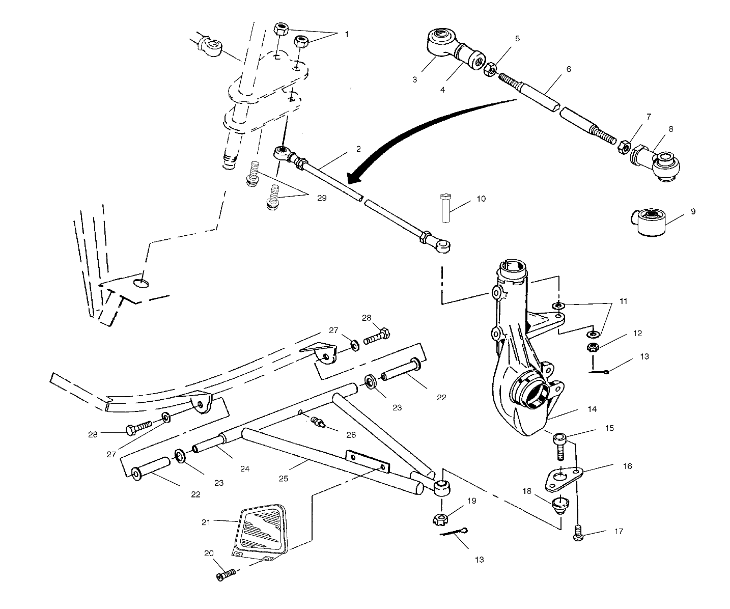 Foto diagrama Polaris que contem a peça 2201611