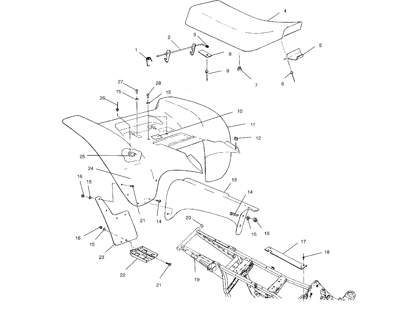 Part Number : 5434014-053 CAB-REAR GEN 3 CDS MED YLW