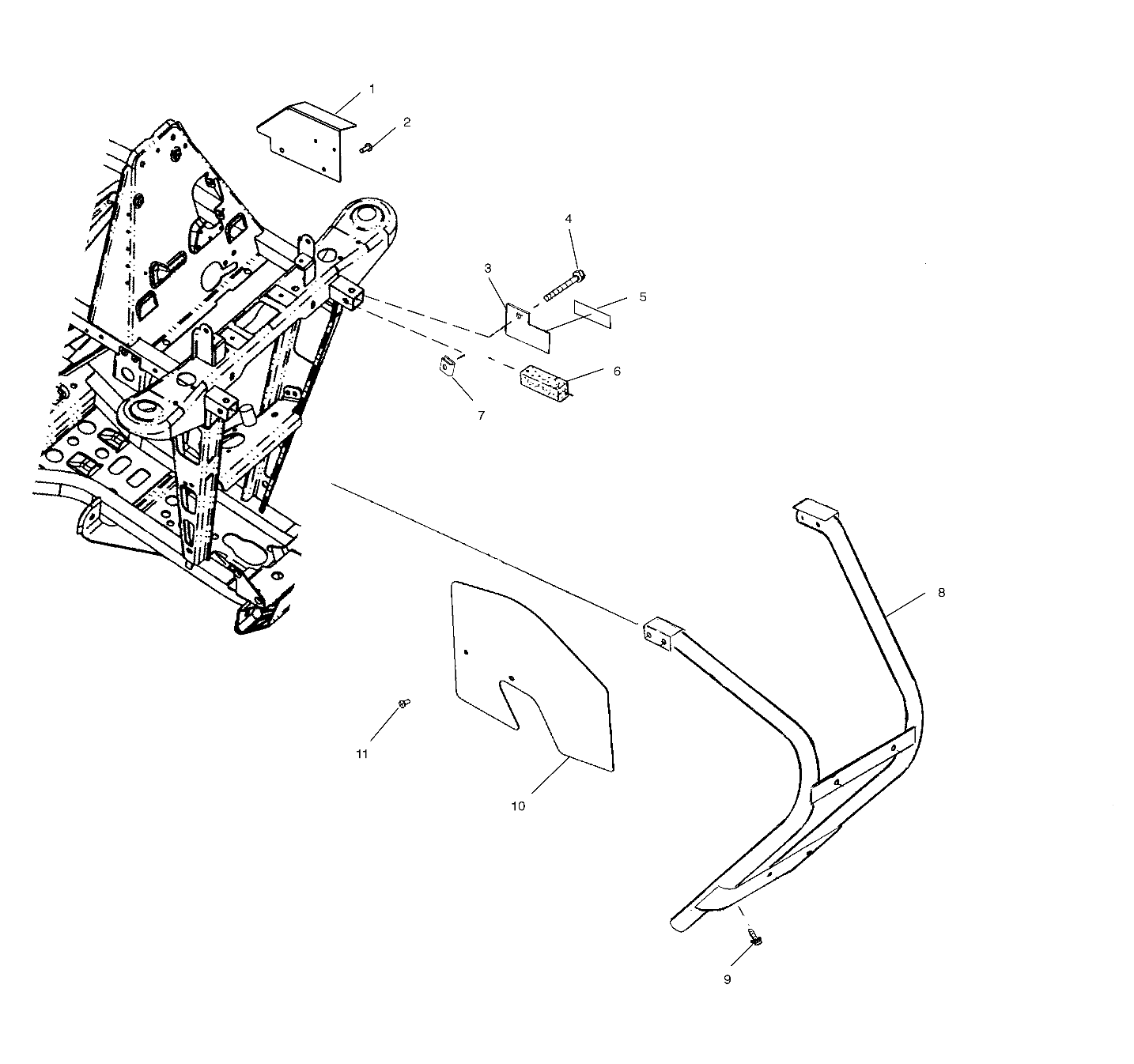 Foto diagrama Polaris que contem a peça 5211329-067