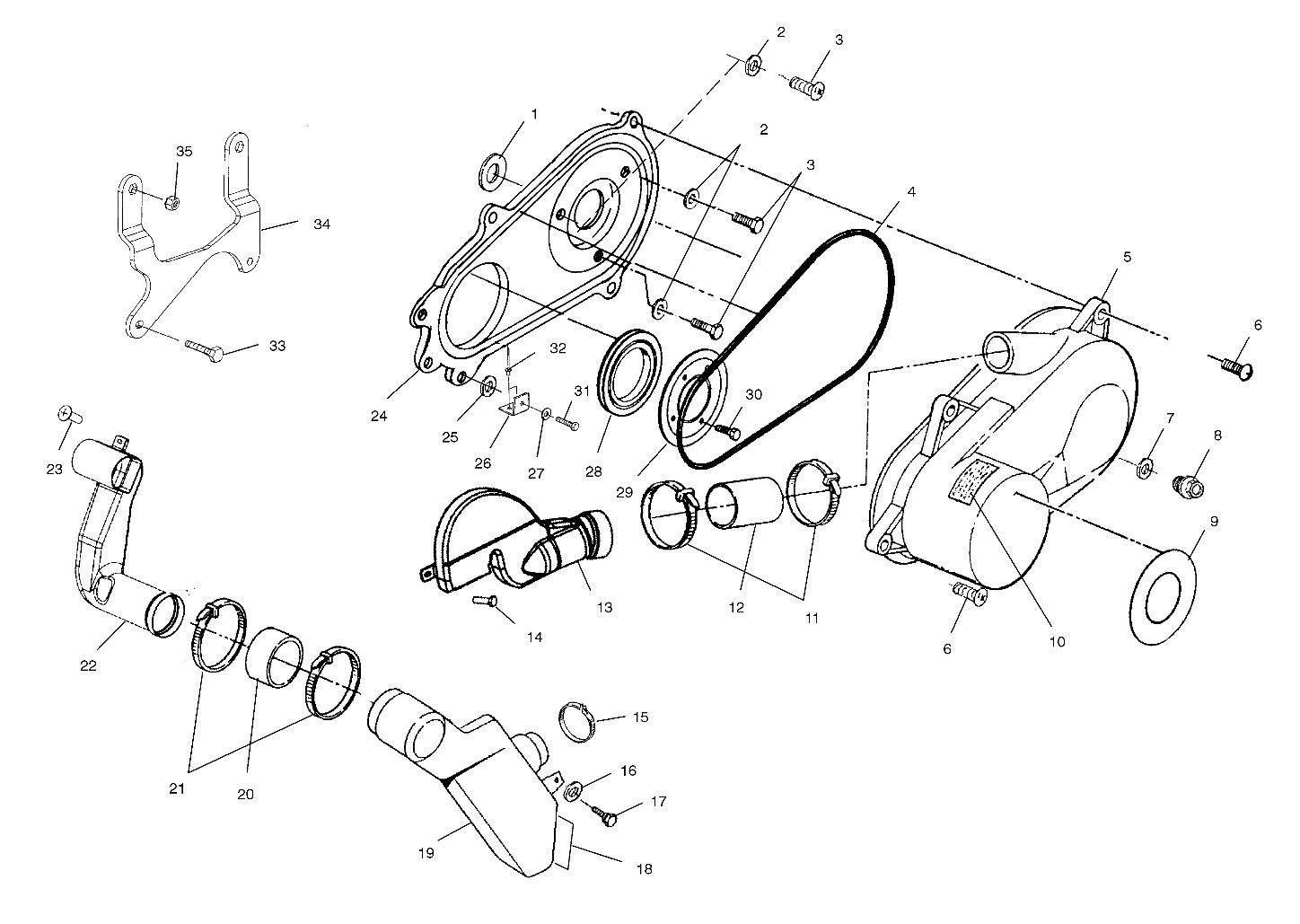 Part Number : 2202418 KIT-INNER CLUTCH CVR 4170