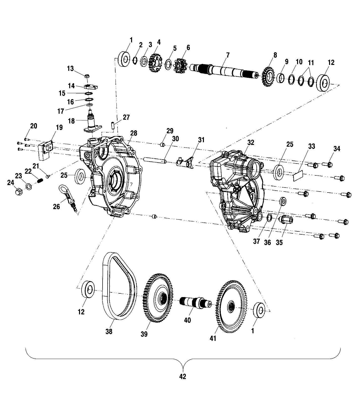 Part Number : 3234049 GEARCASE  RIGHT