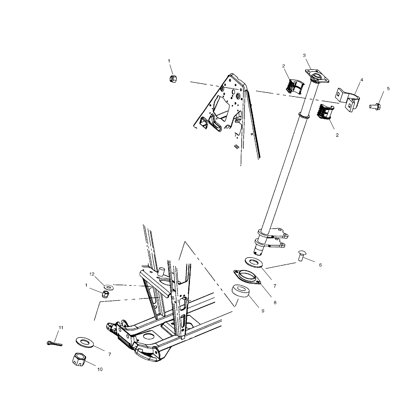 Foto diagrama Polaris que contem a peça 5222999-067