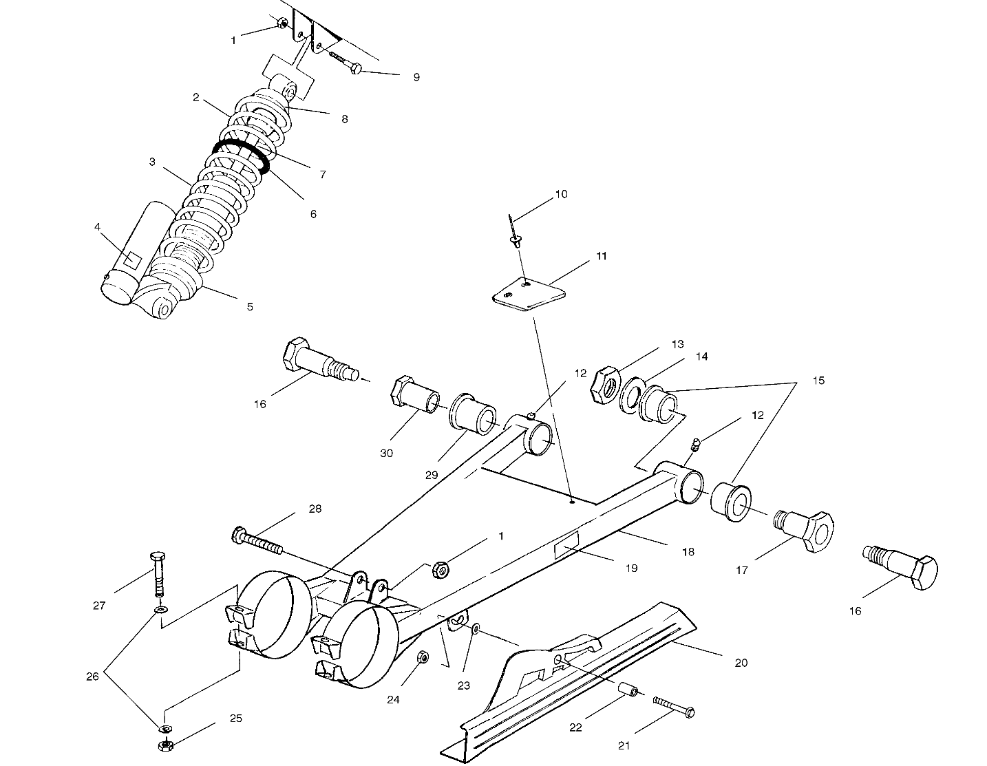 Foto diagrama Polaris que contem a peça 5131697