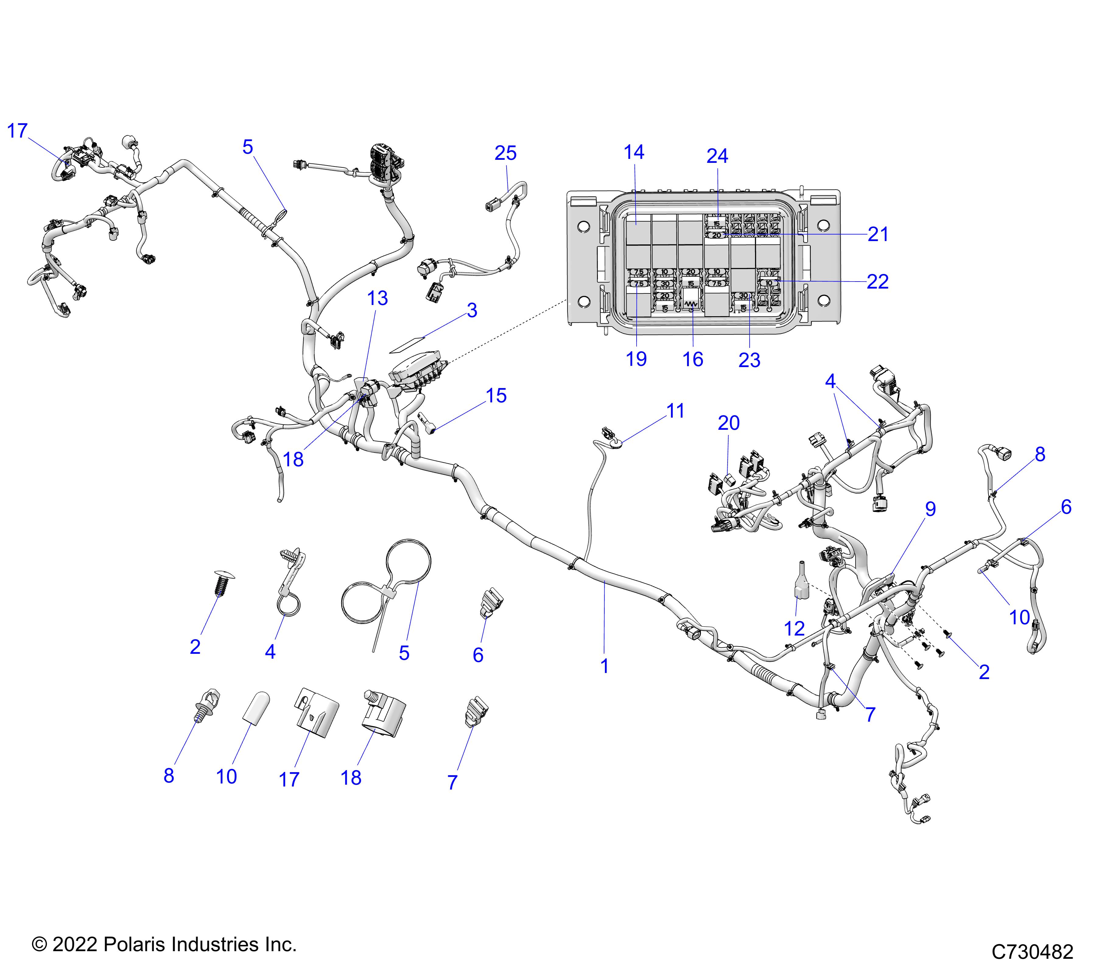 Part Number : 7081498 STEERING LOCK