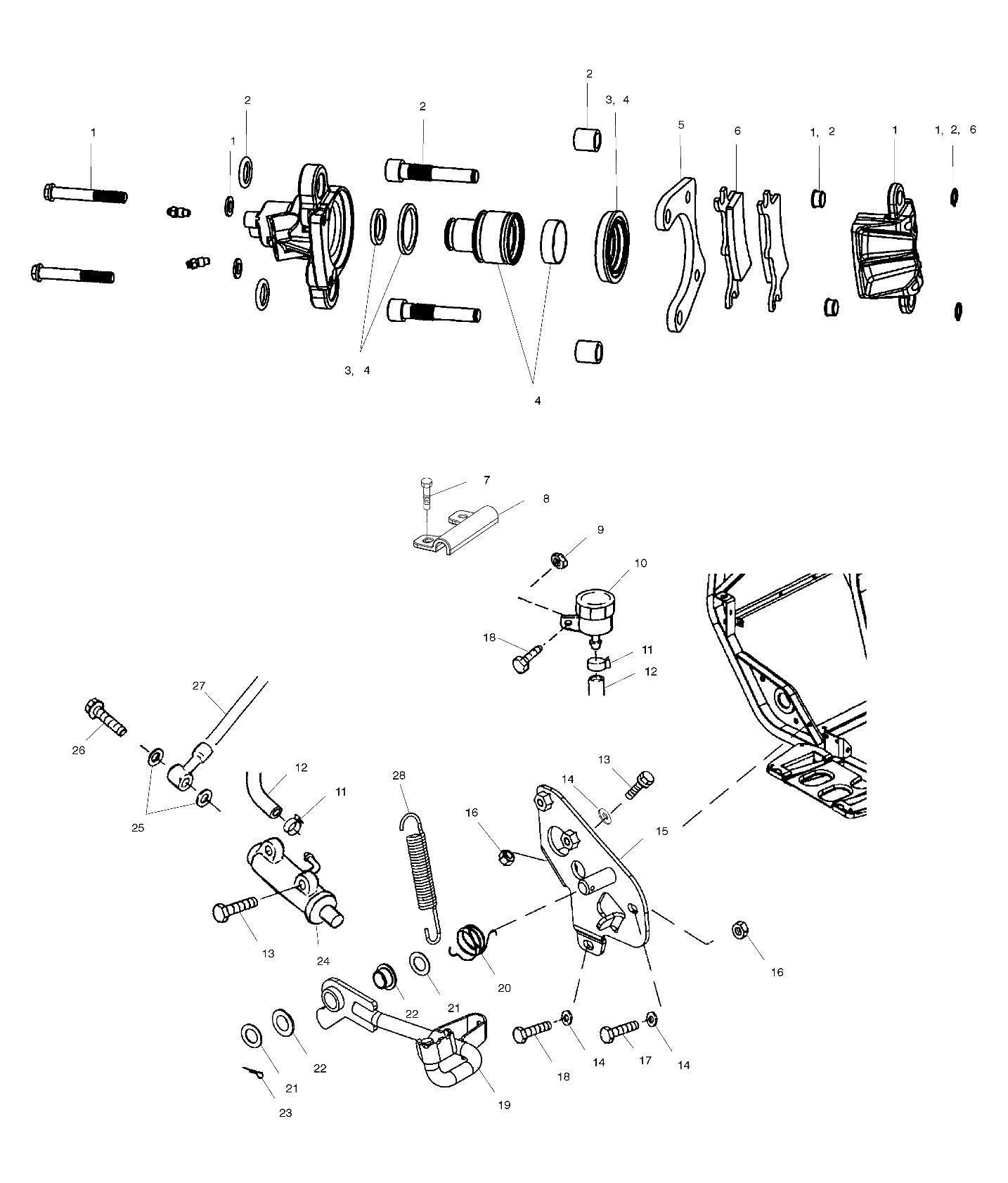 Part Number : 2202414 BRAKE PAD KIT ASSEMBLY