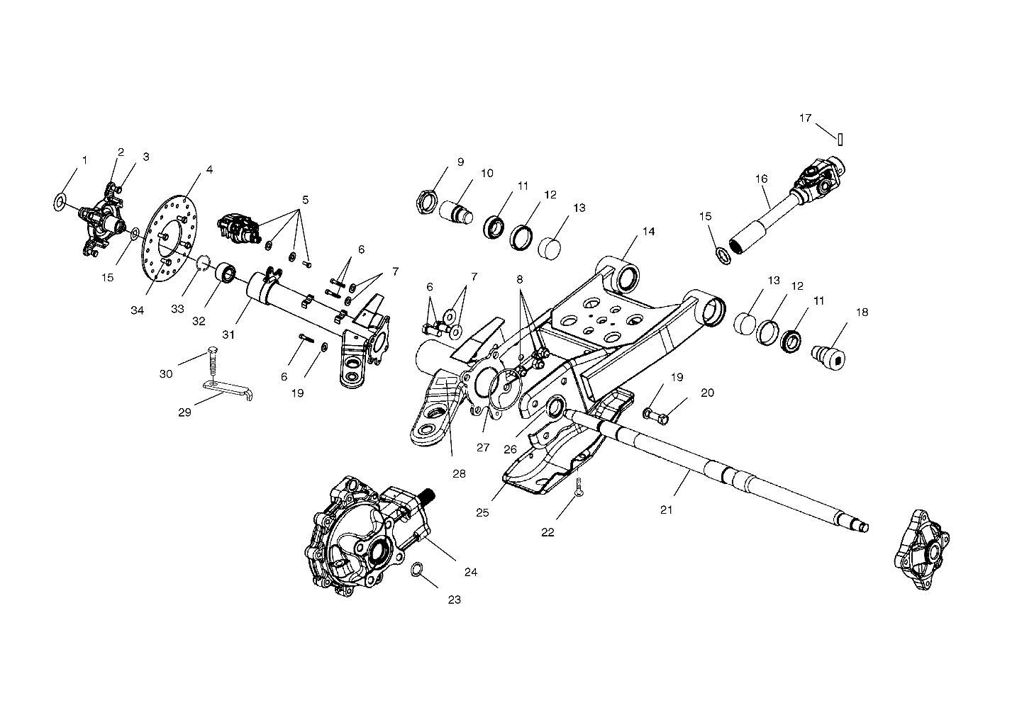 Part Number : 5133388 THREADED PIVOT  LEFT