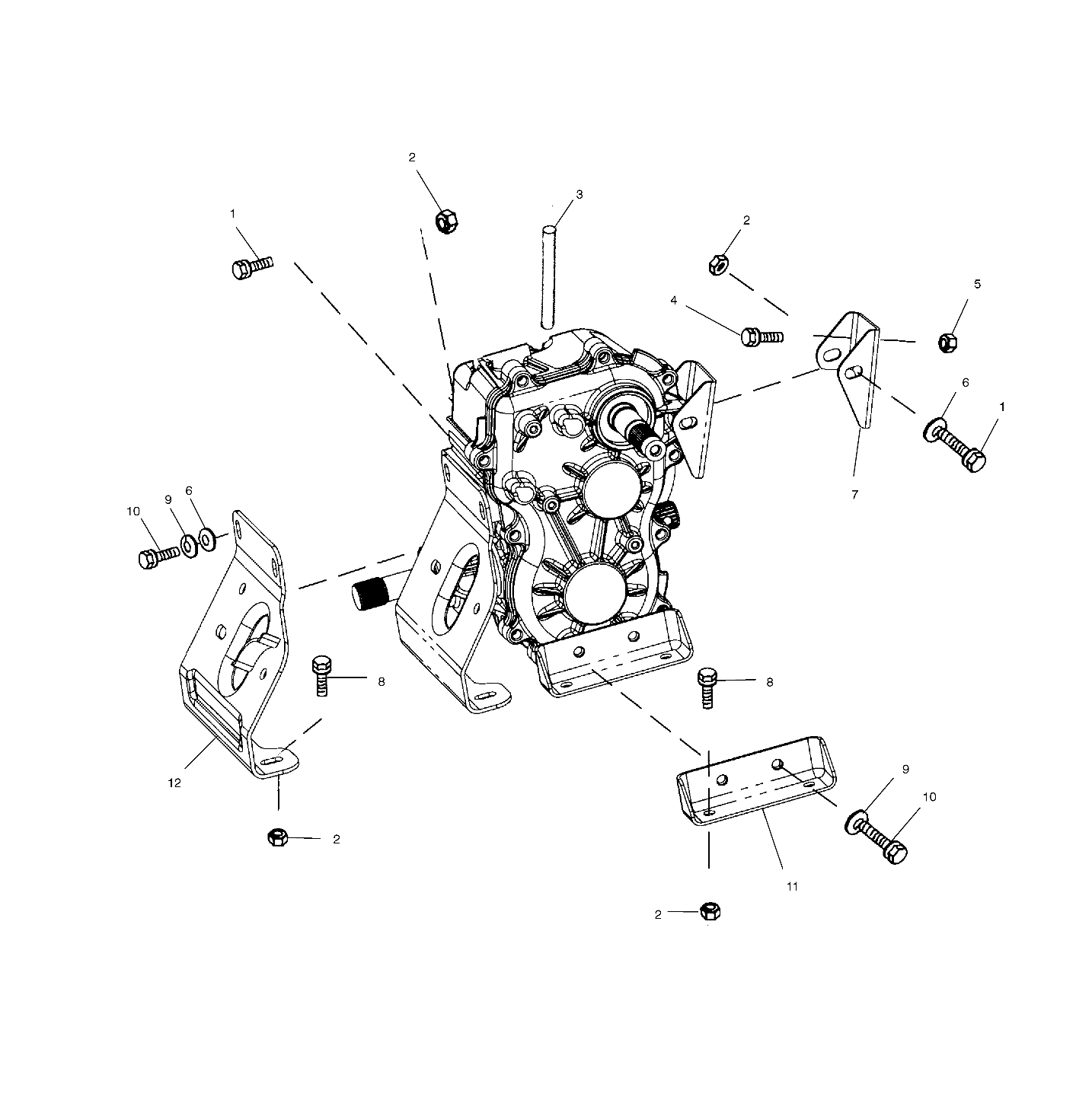 Foto diagrama Polaris que contem a peça 8450003-100