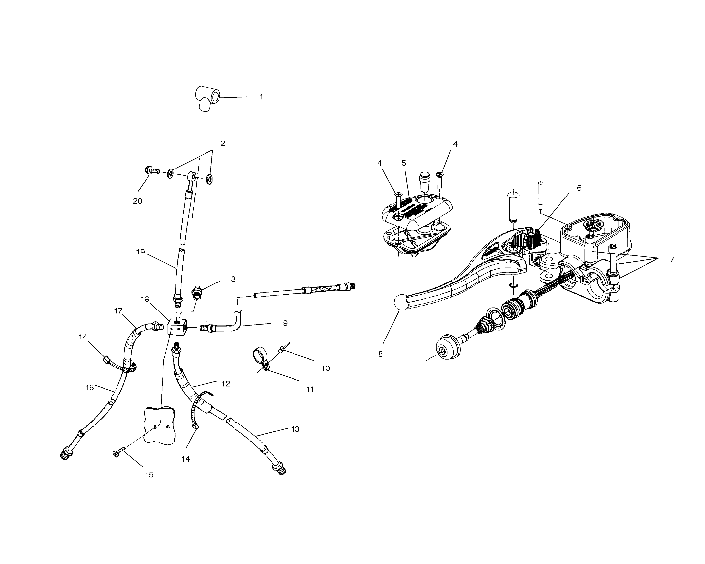Foto diagrama Polaris que contem a peça 8360031-30