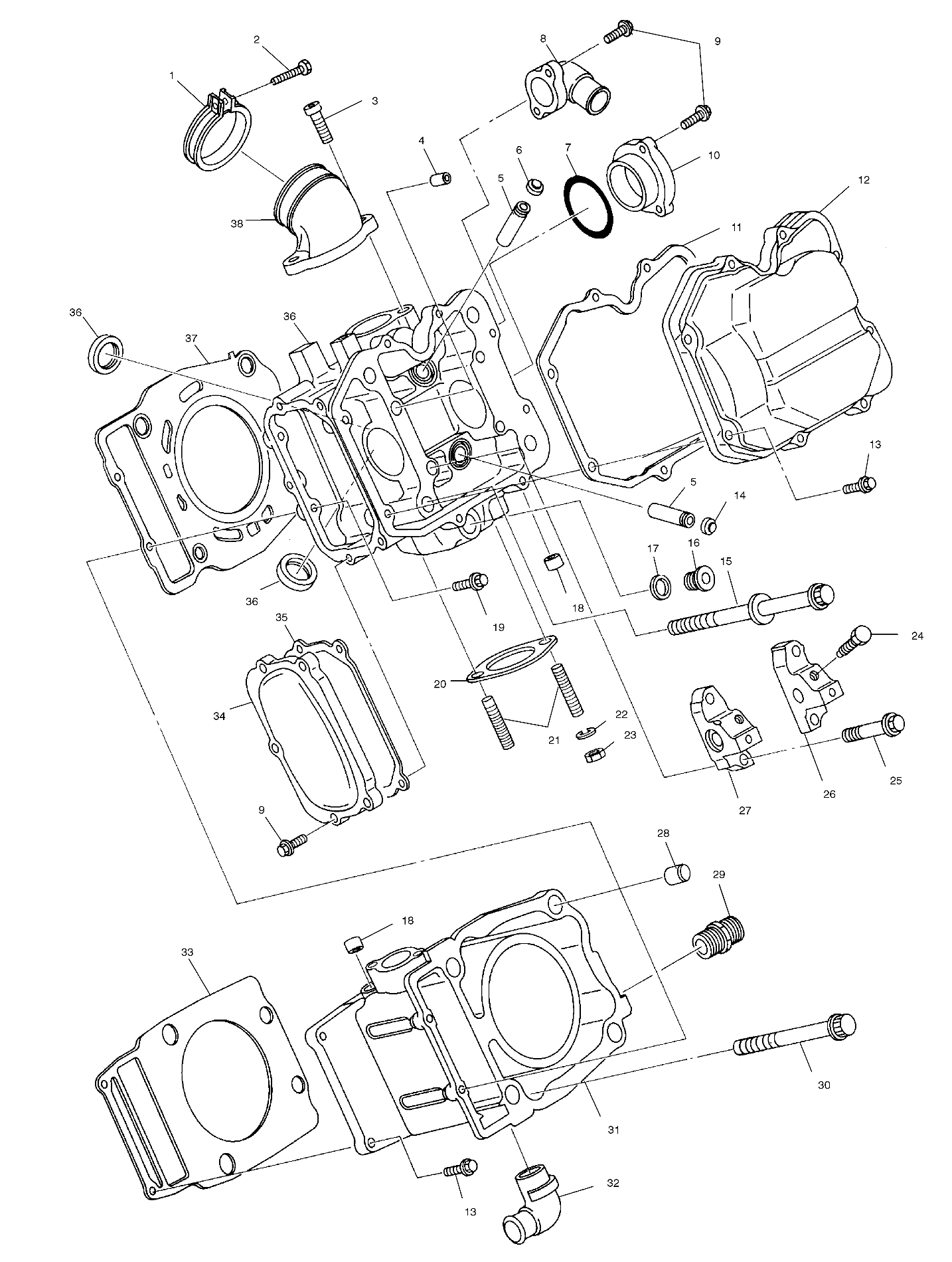 Foto diagrama Polaris que contem a peça 3084868