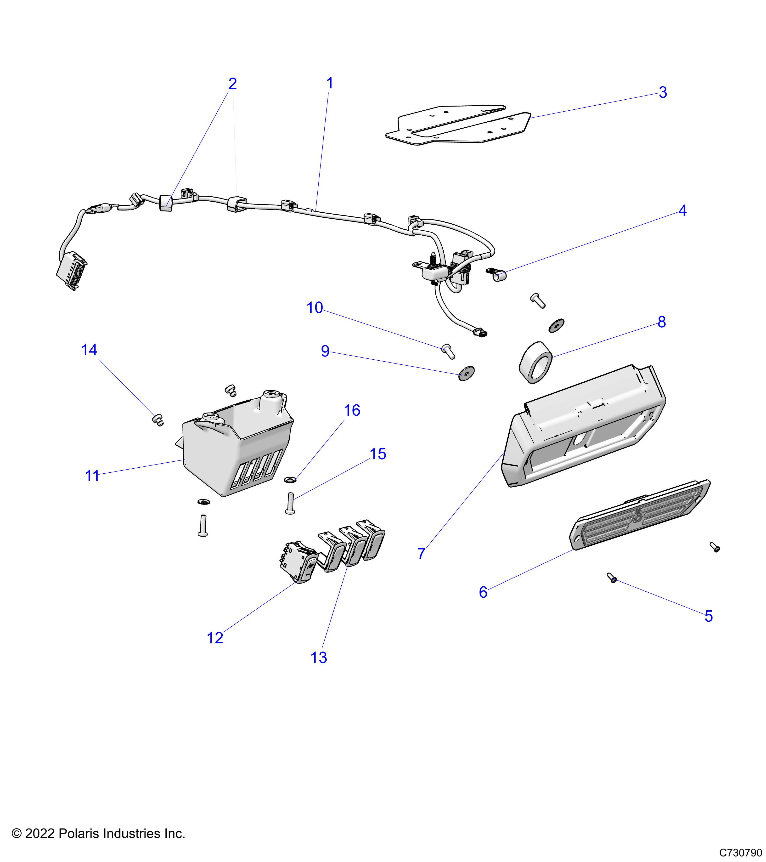 Part Number : 5415017 HARNESS GUIDE