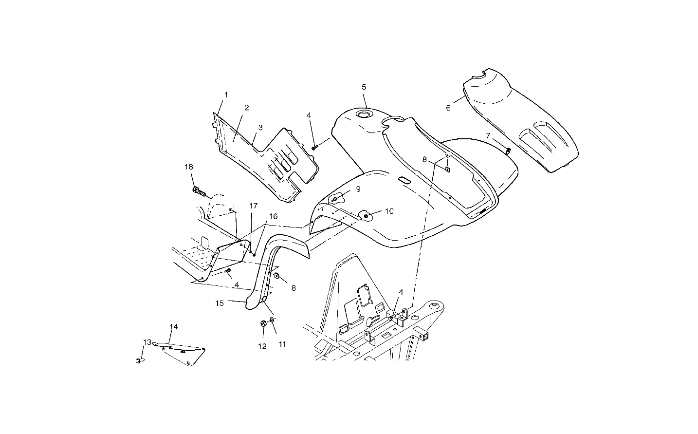 Part Number : 5434857-419A COVER-FRONT BASIC NEW BREAK-UP