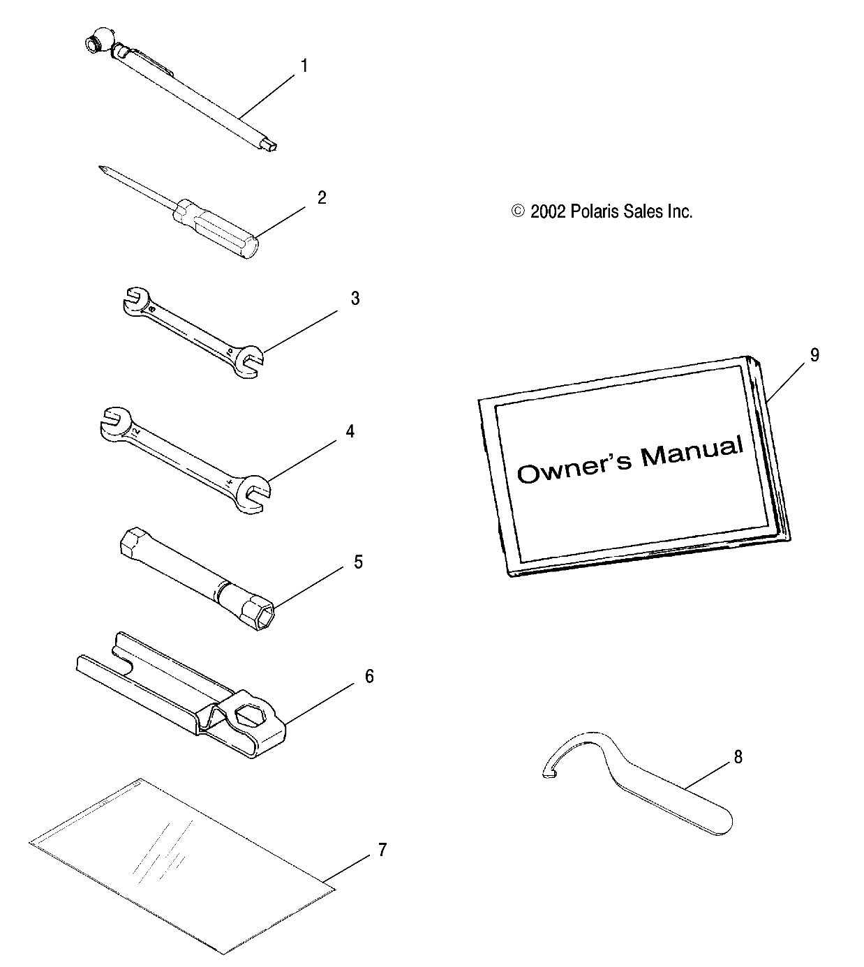 Part Number : 9917541 BOOK-PARTS 03 SPORTSMAN 500 S