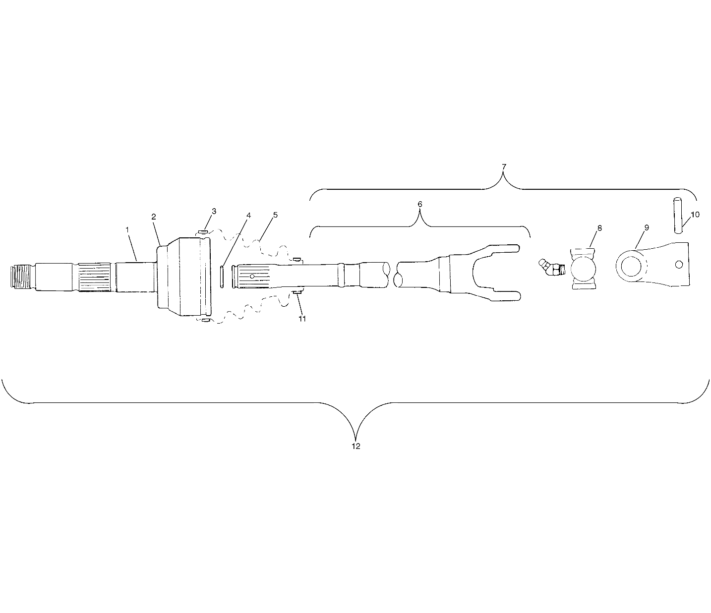 Foto diagrama Polaris que contem a peça 1380061