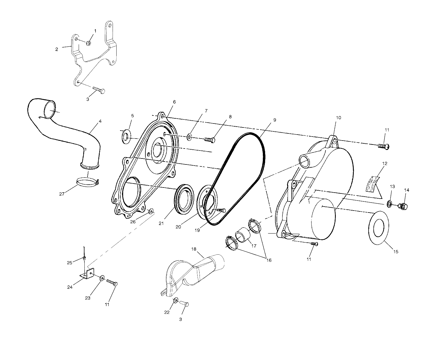 Foto diagrama Polaris que contem a peça 7512278