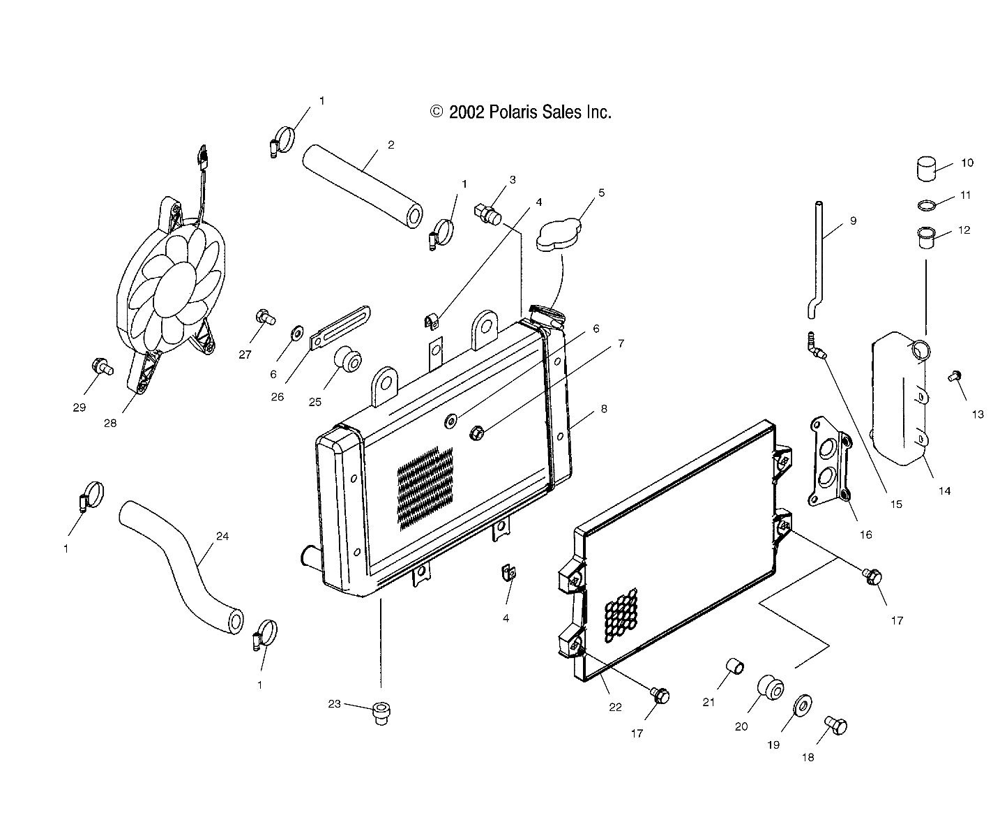 Part Number : 5434679 SCREEN-RADIATOR